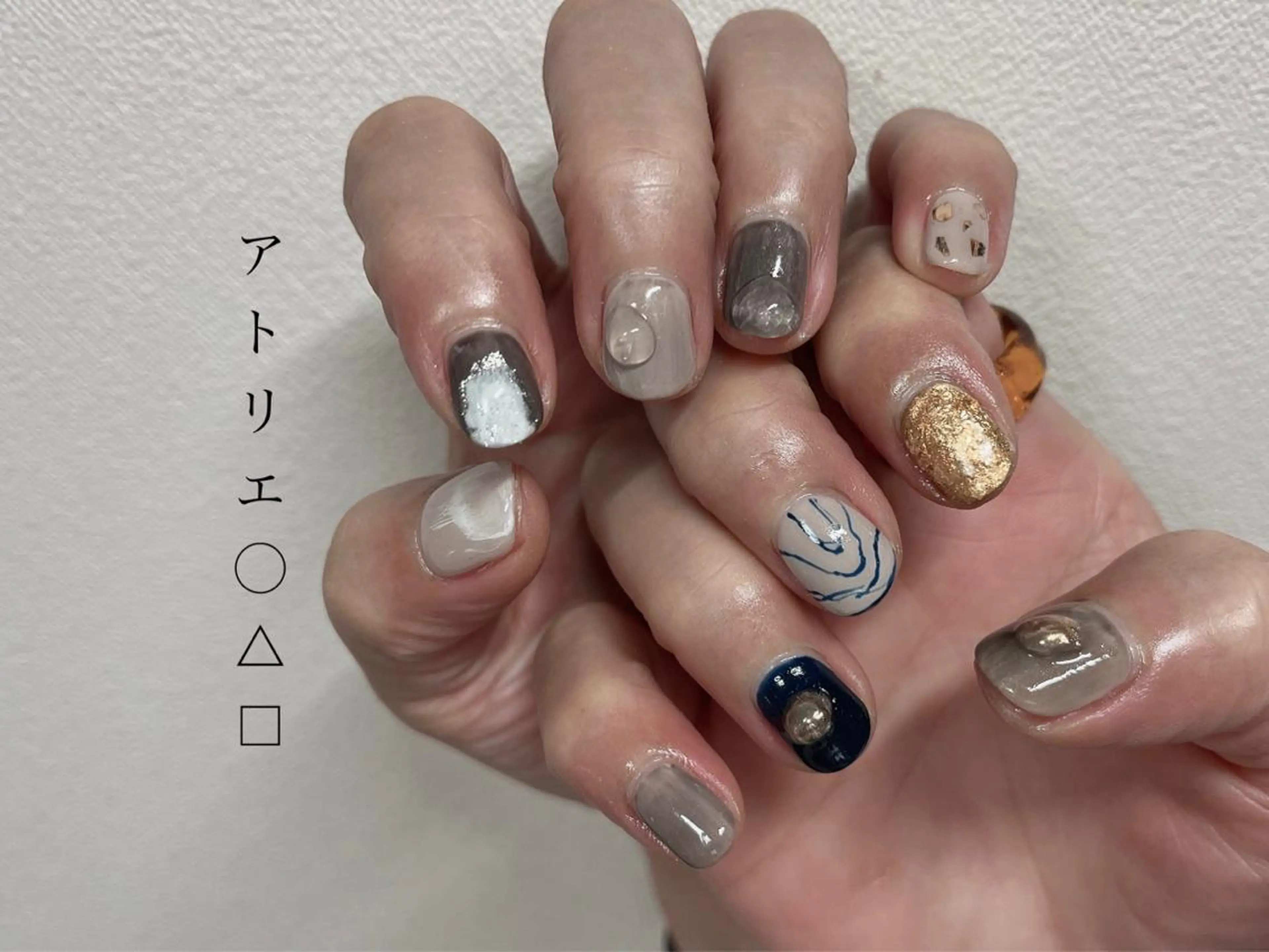 ネイル ハンドネイル アトリエ ○△□のネイルデザイン