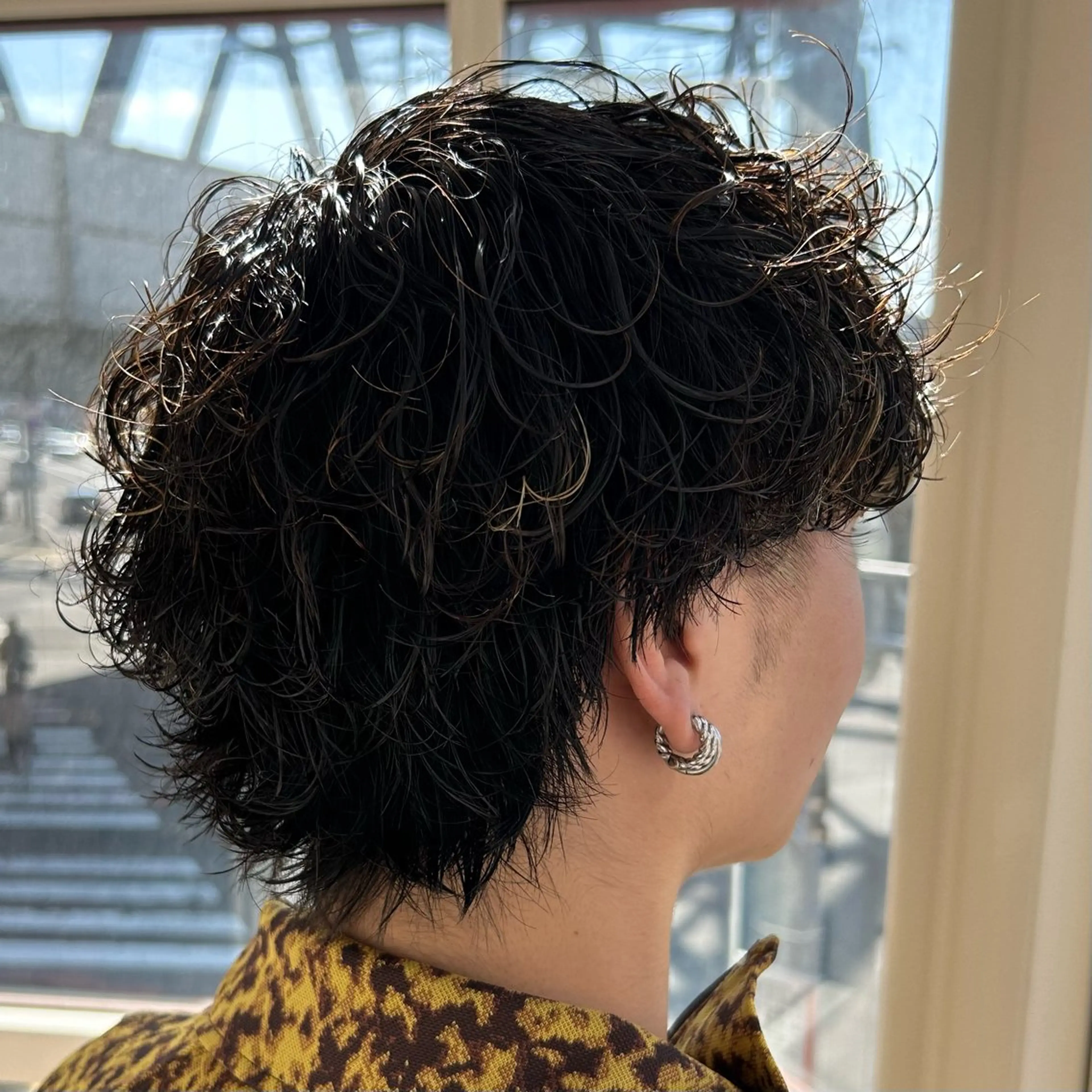 パーマ メンズ フェザーパーマ メンズパーマ 波巻きパーマ カット パーマ yori所属・メンズパーマ/メンズ カット/たばたよしきのヘアスタイル