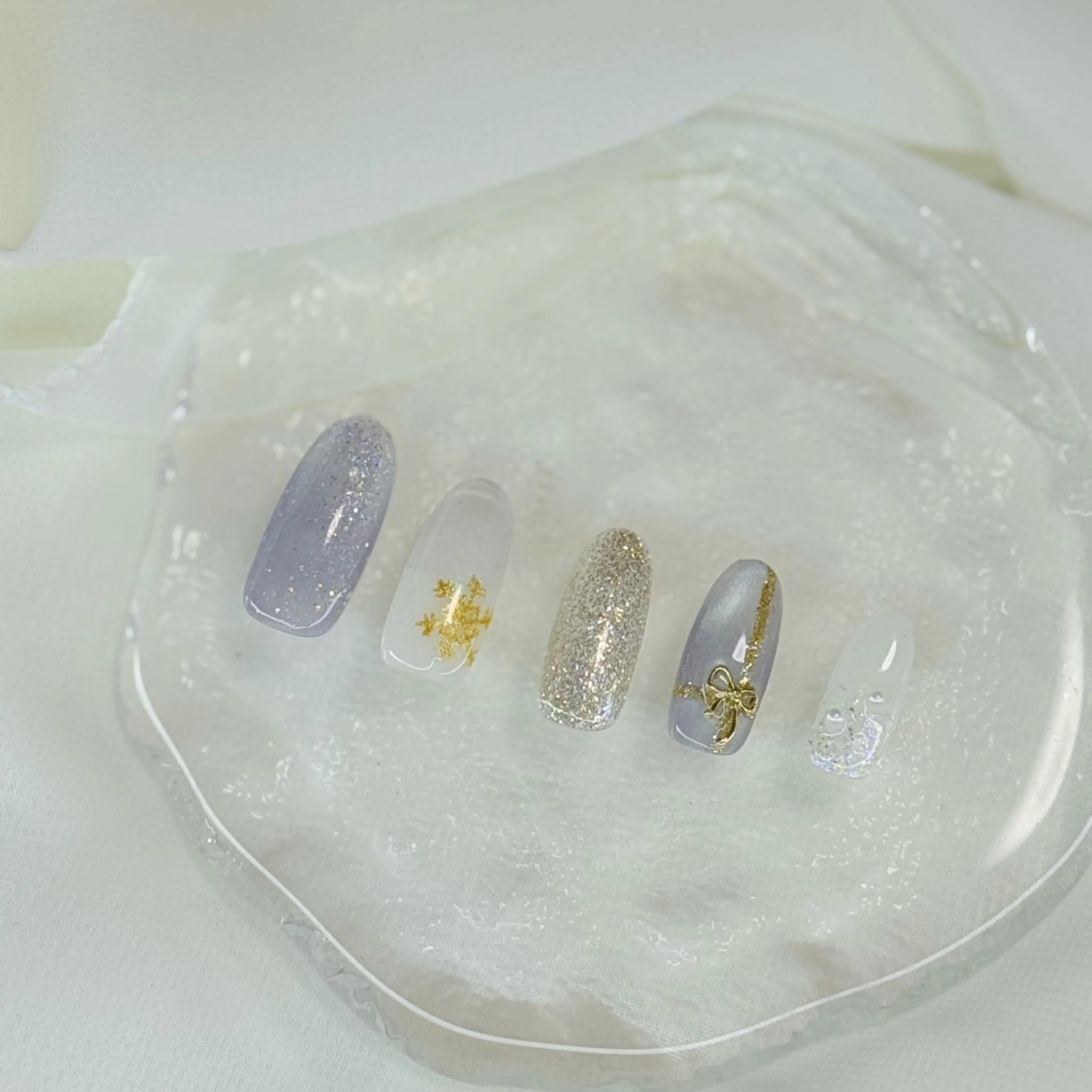 ネイル 冬ネイル クリスマス ハンドネイル flan ゆいのネイルデザイン