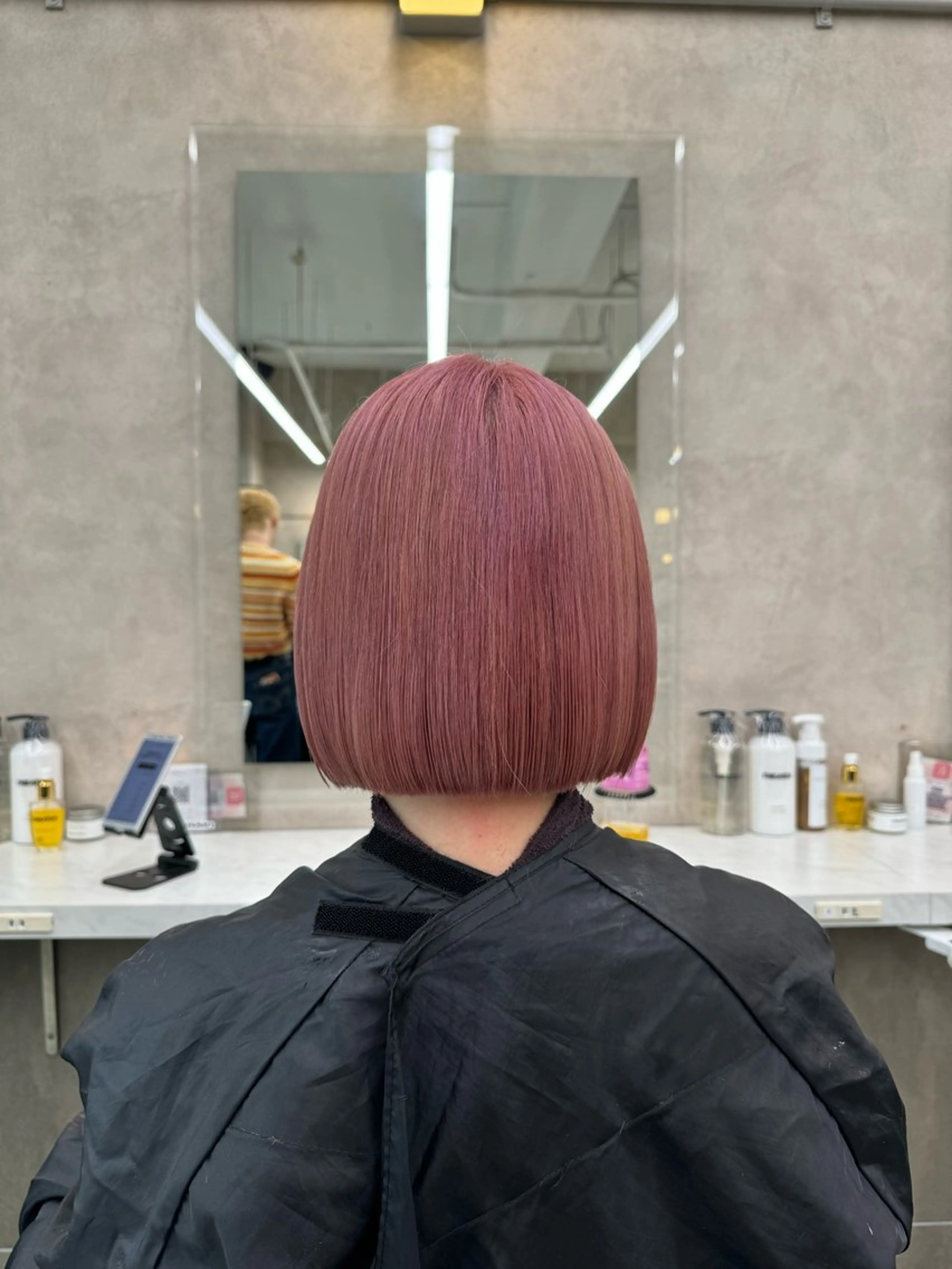 ショート カラー ヘアアレンジ flammeum所属・ハイトーン/ボブ /misakiのヘアスタイル