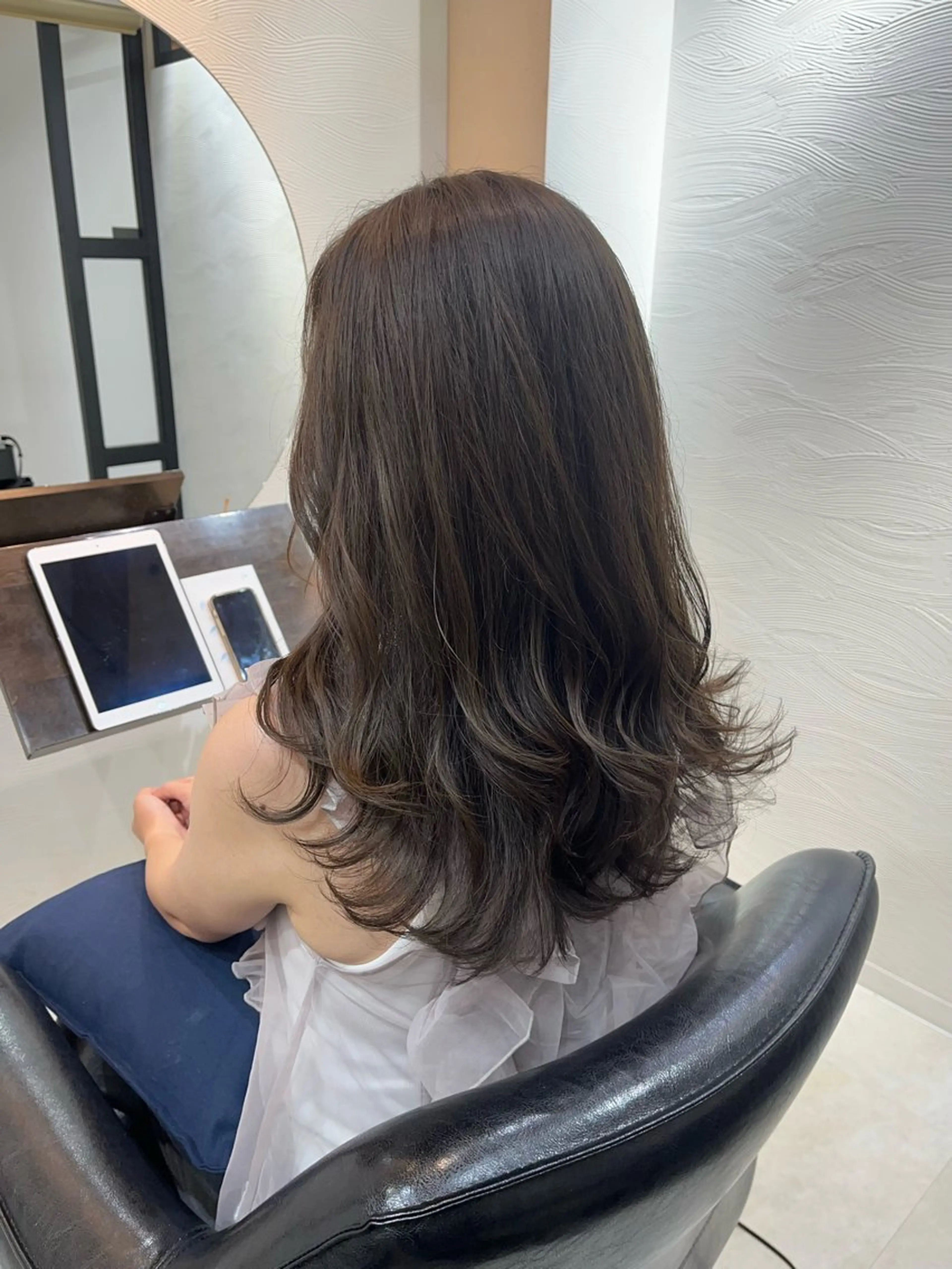 ロング カラー カット ヘアカラー トリートメント 【ニュアンスカラー・ 髪質改善】スズキカナのヘアスタイル