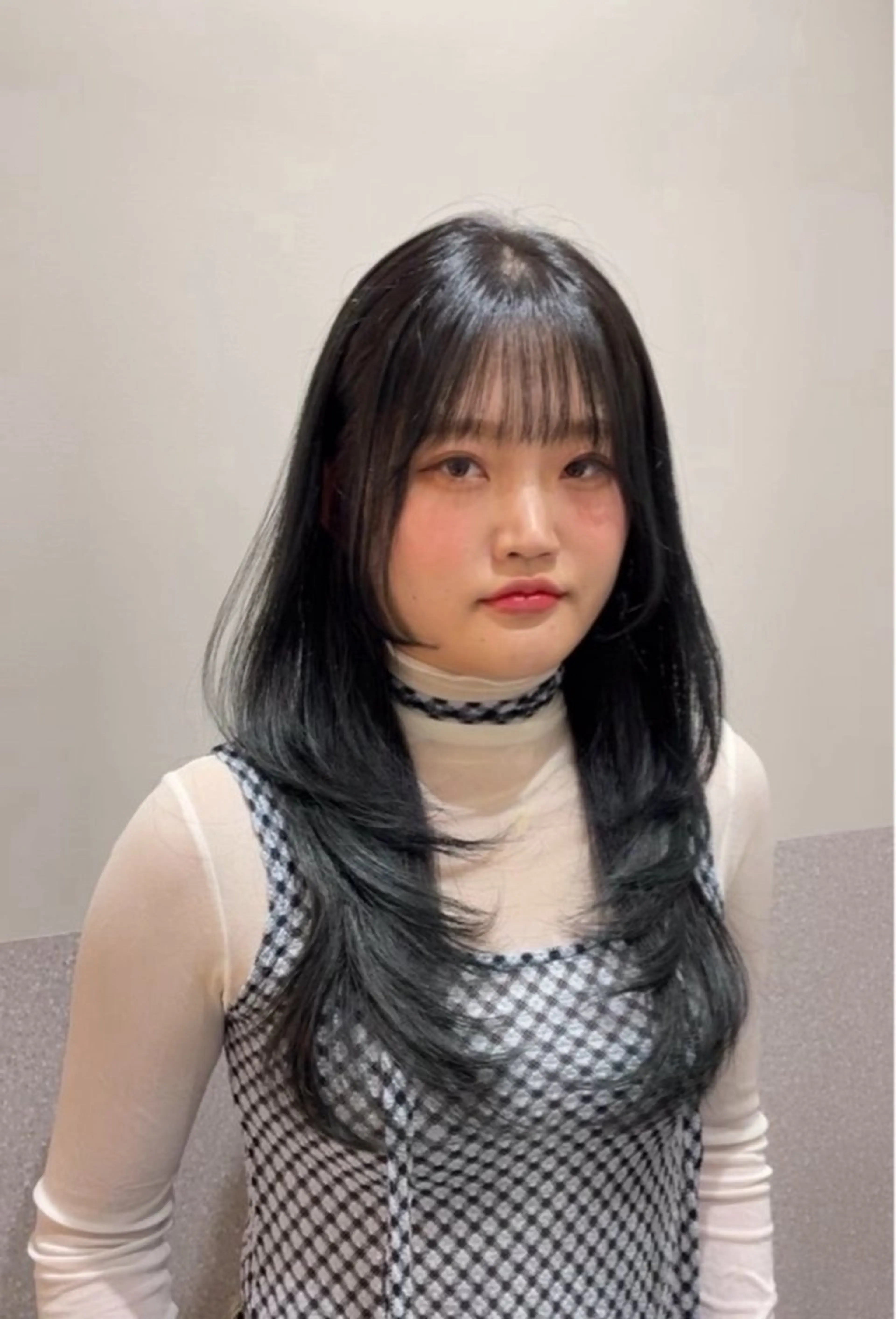 ロング ロングレイヤー ハイレイヤー 韓国風ヘア レイヤーカット ロング カット ヘアカラー トリートメント ❤︎︎韓国ヘア❤︎︎ 𝑺𝒉𝒊𝒉𝒐のヘアスタイル