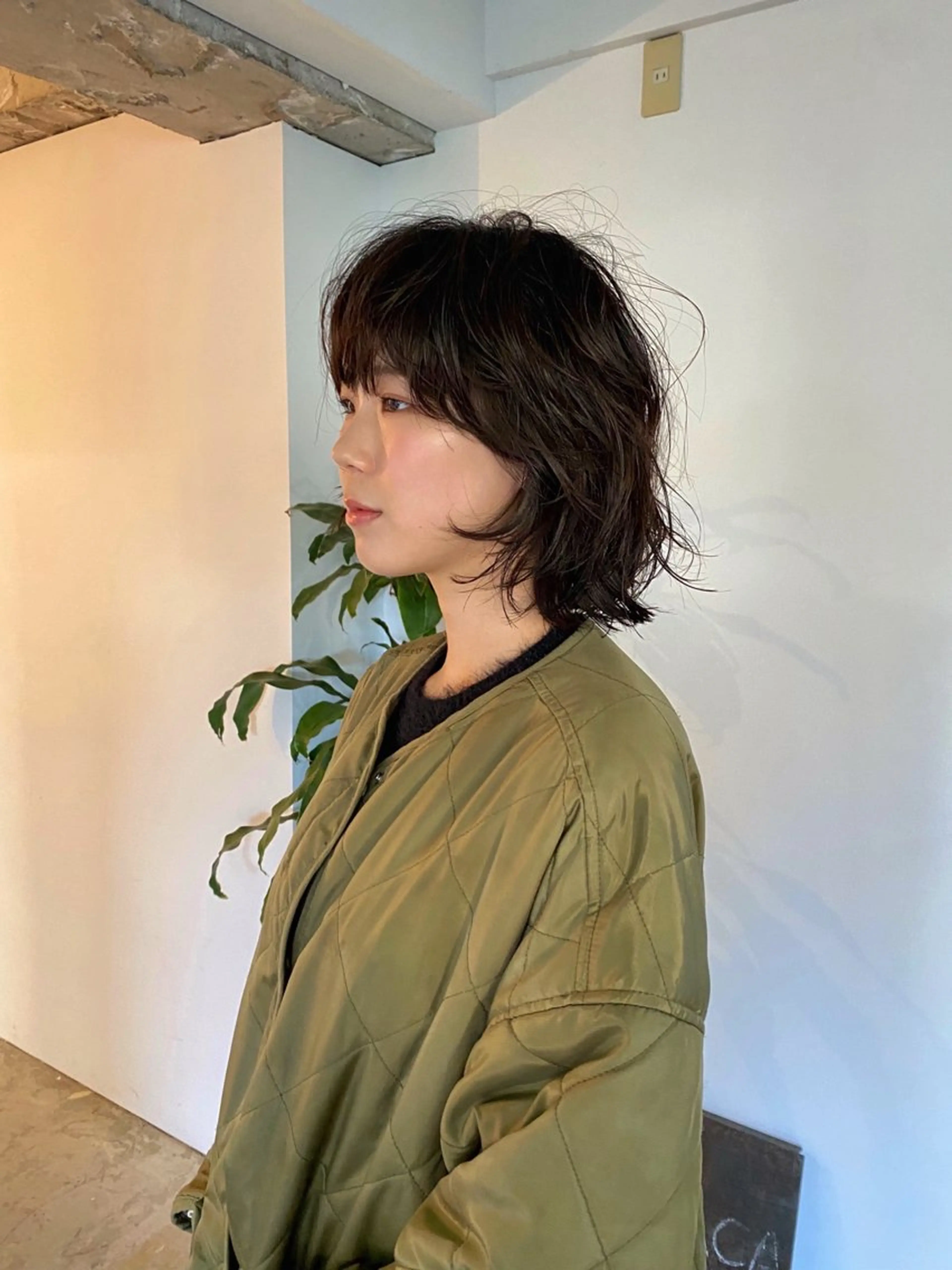 ミディアム カラー パーマ カット ヘアカラー パーマ GATTACA所属・KEI gattacaのヘアスタイル