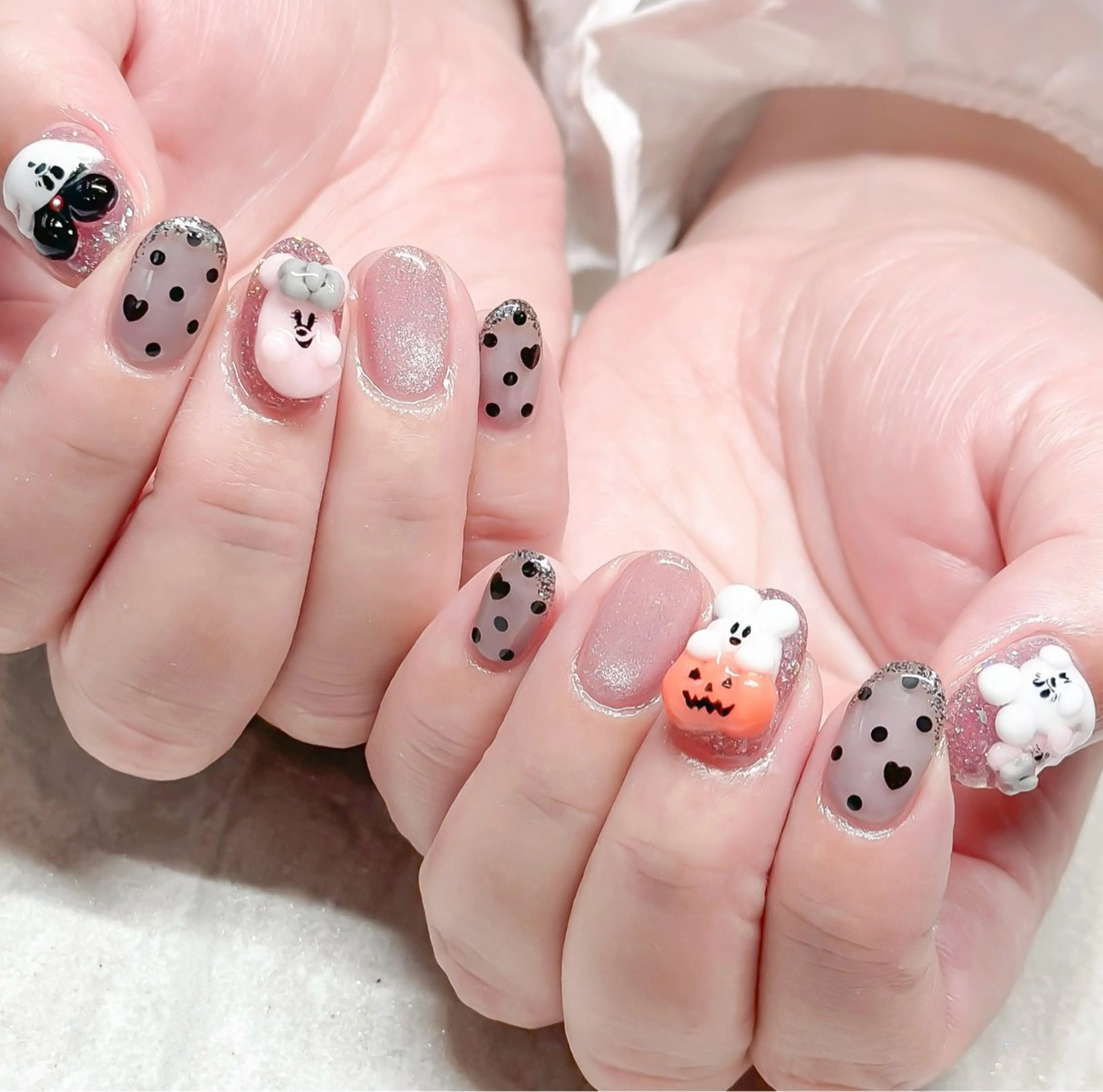 ネイル ハロウィン ジョリフィーユ本店 中山のネイルデザイン