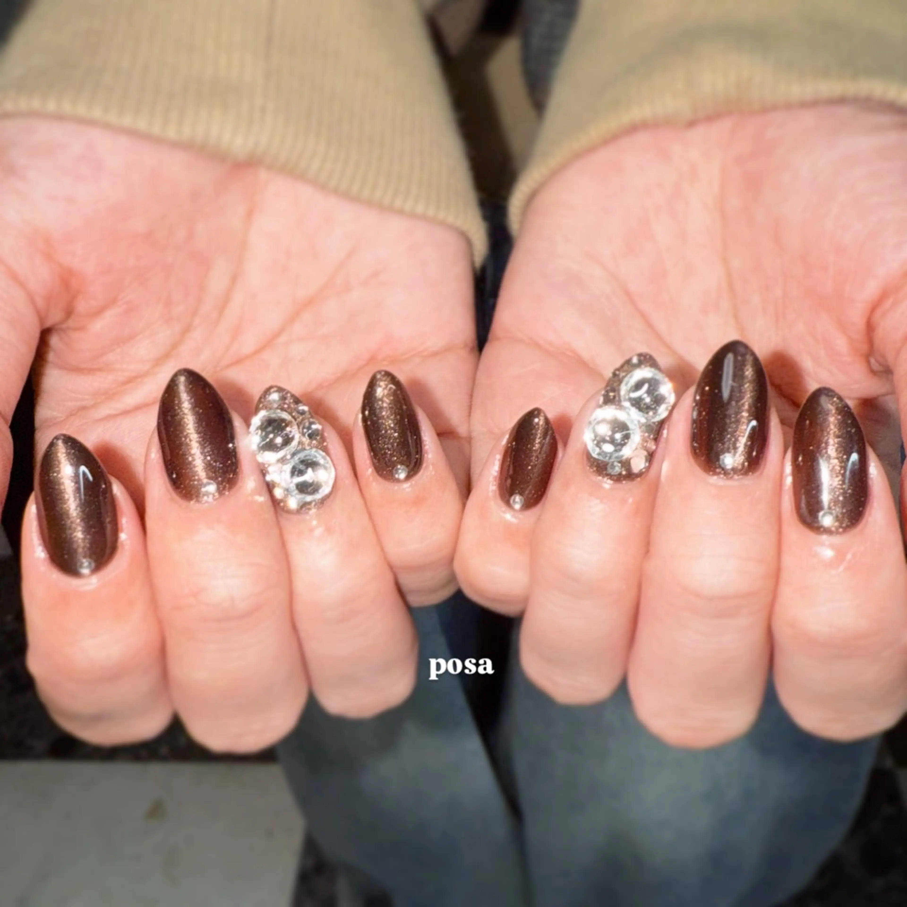 ネイル ハンドネイル posa nail モエミのネイルデザイン