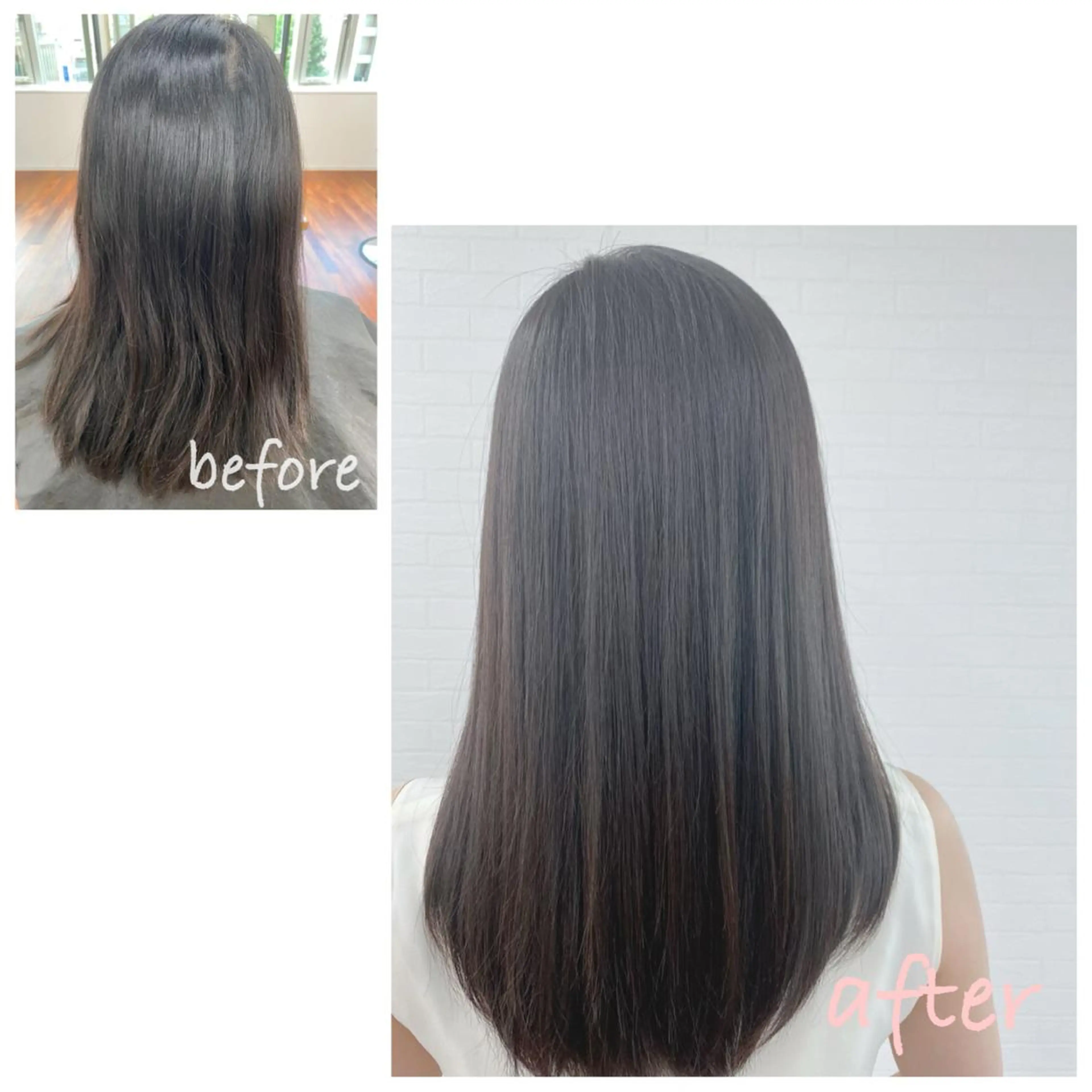 セミロング トリートメント 酸性ストレート GRANLUSSO 〜グランルッソ駅前店所属・木口 嘉美のヘアスタイル