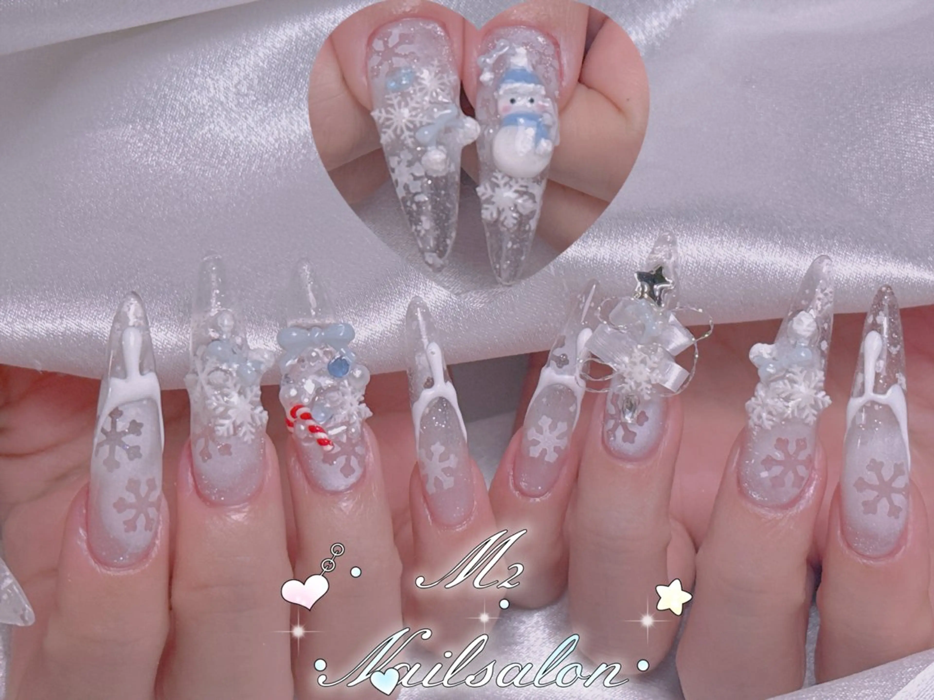 ネイル 長さだし専門店 M2　rikaのネイルデザイン