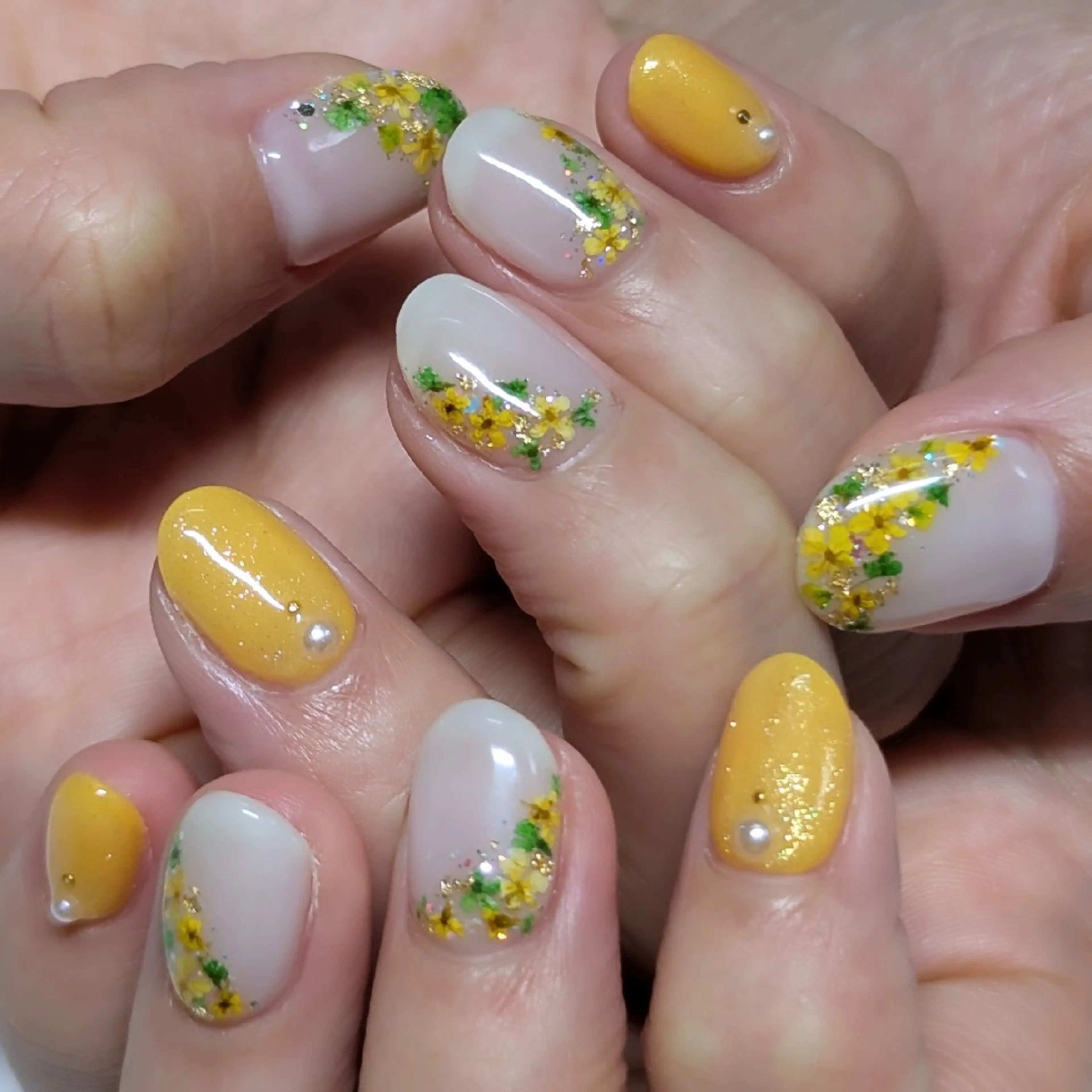 ネイル 長さ出し ハンドネイル KANON所属・☆ KANON☆のネイルデザイン