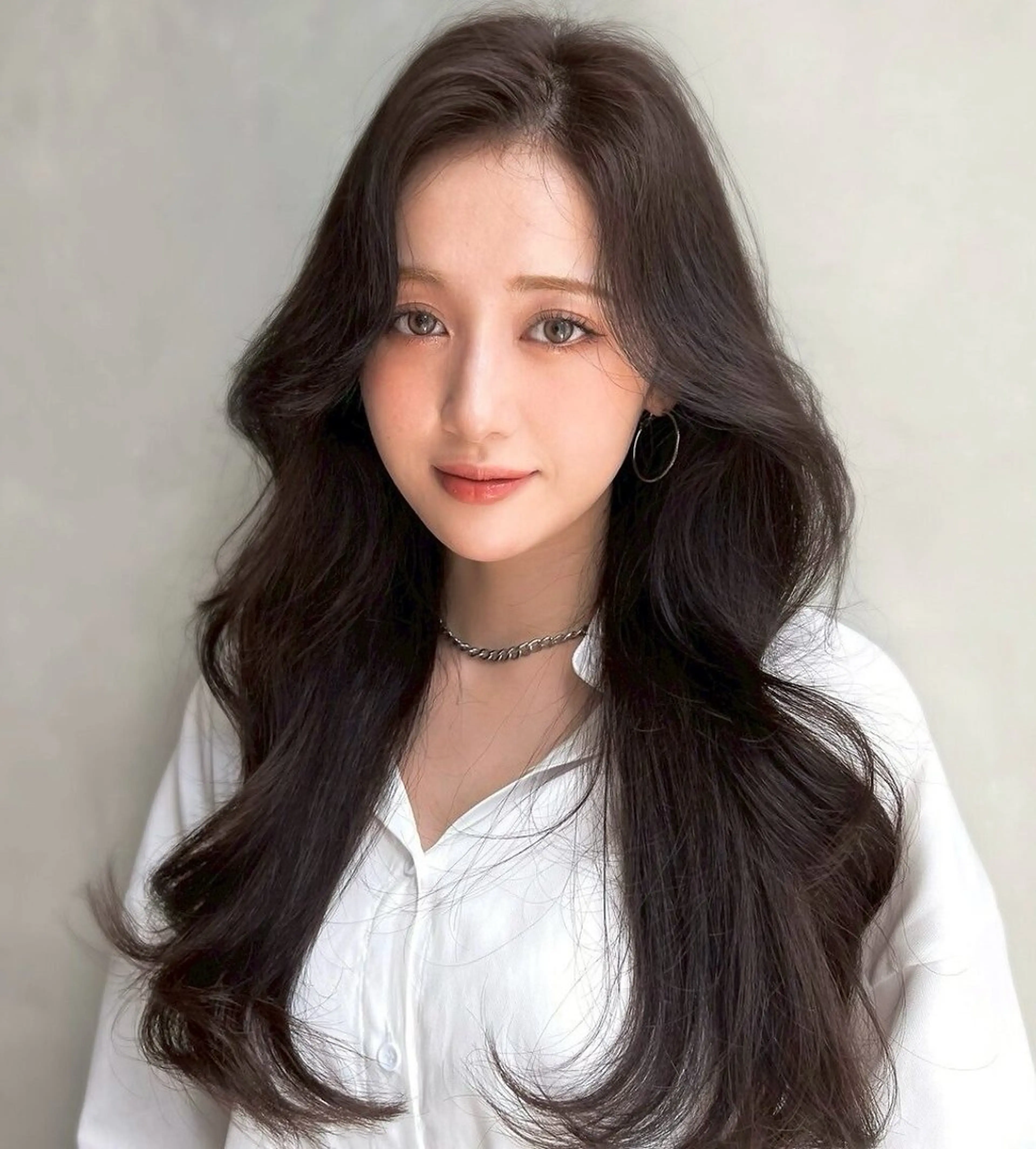 ロング カラー ヨシンモリ 韓国風ヘア ヘアカラー ARIETTA銀座2所属・🩷ARIETTA銀 座🤍 reikaのヘアスタイル