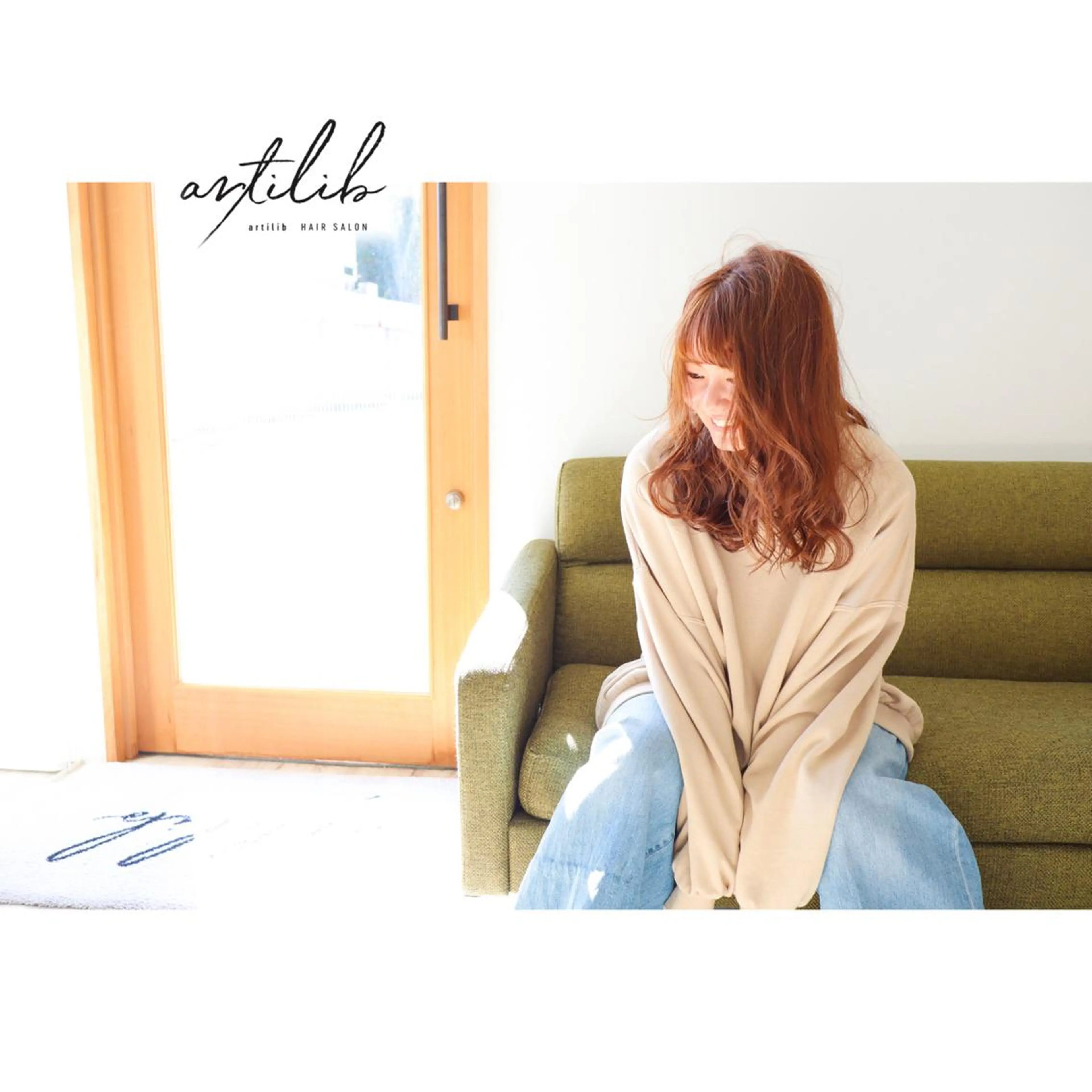 ロング カラー ヘアアレンジ 切りっぱなしボブ ショートボブ アディクシーカラー アクアカラー 透明感カラー SHO担当髪質改善 東加古川アーティブのヘアスタイル