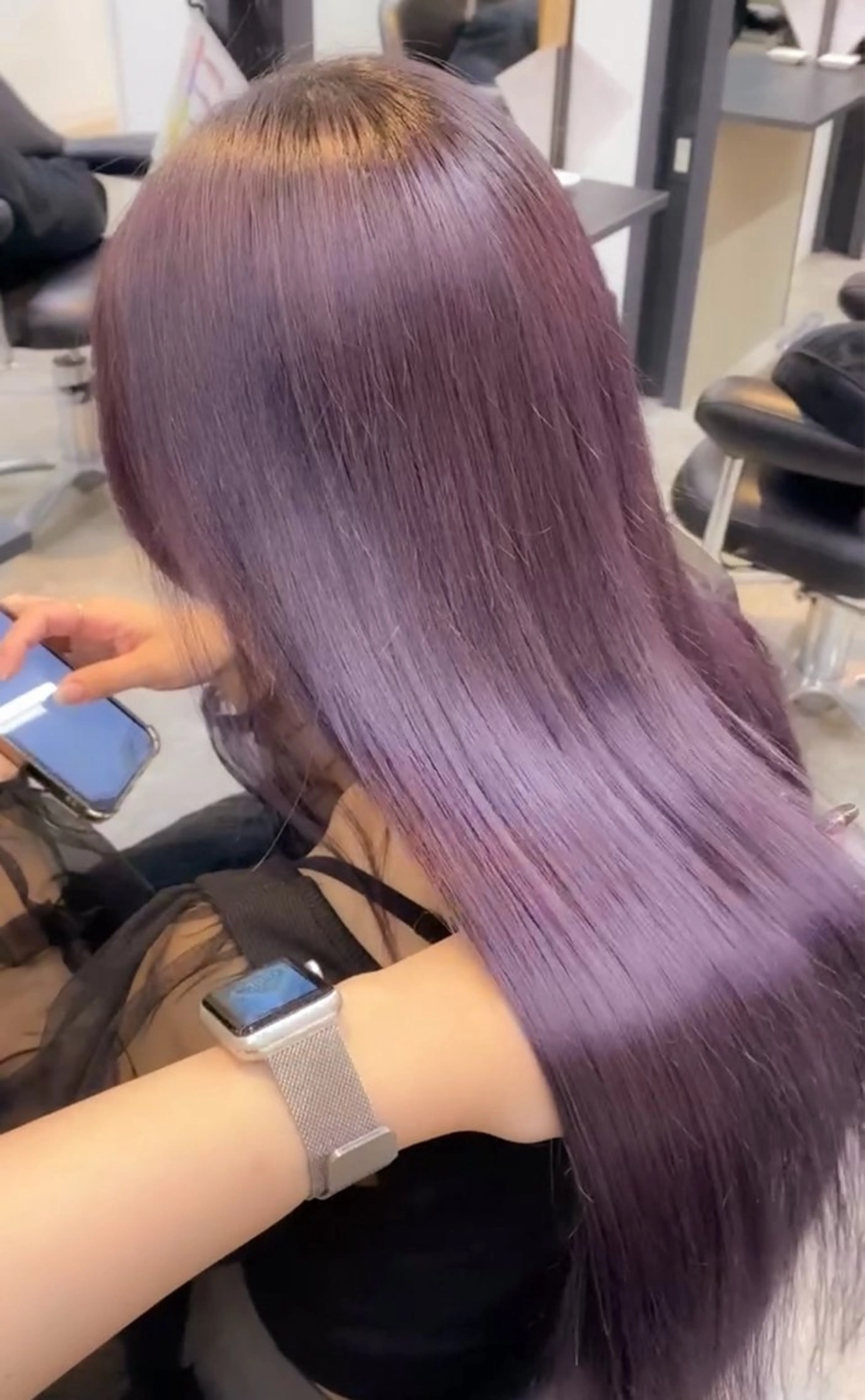 ロング カラー ヘアカラー トリートメント 🪐レイヤー/美髪 カラー/加野彩果🪐のヘアスタイル