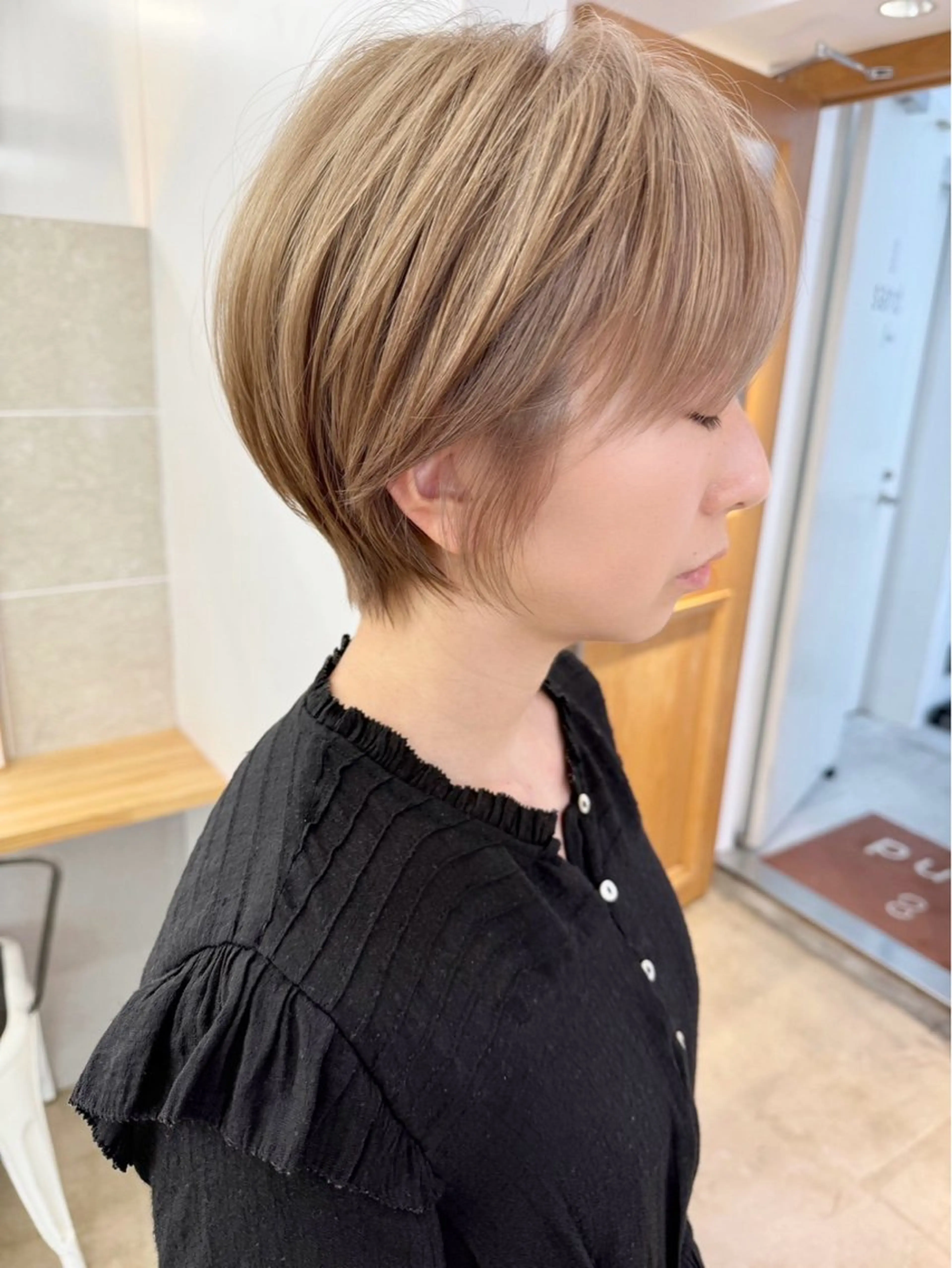 ショート 縮毛矯正/ボブ/ 渋谷/表参道/星優斗のヘアスタイル