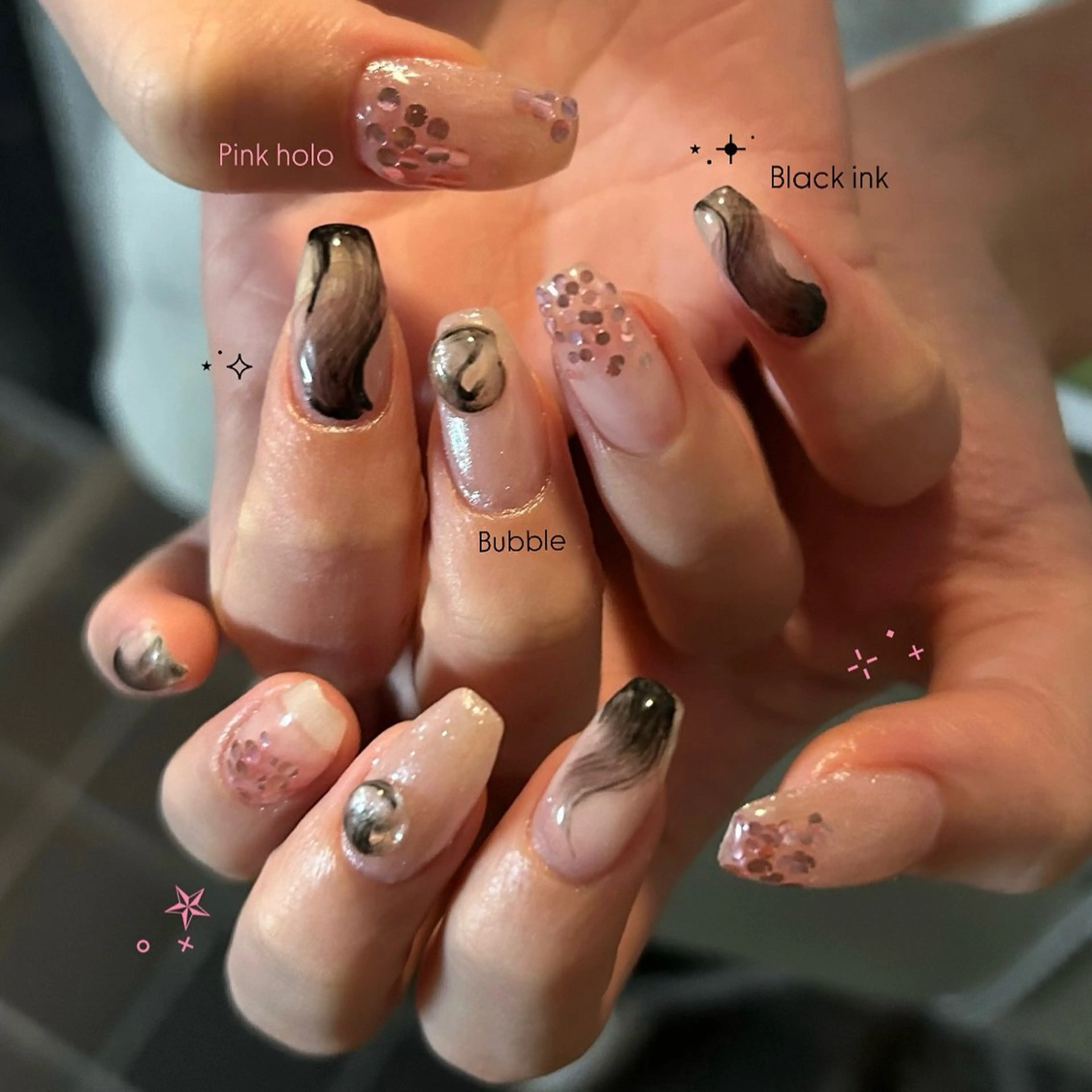 ネイル ASA nail / ニュアンス☀︎個性派のネイルデザイン