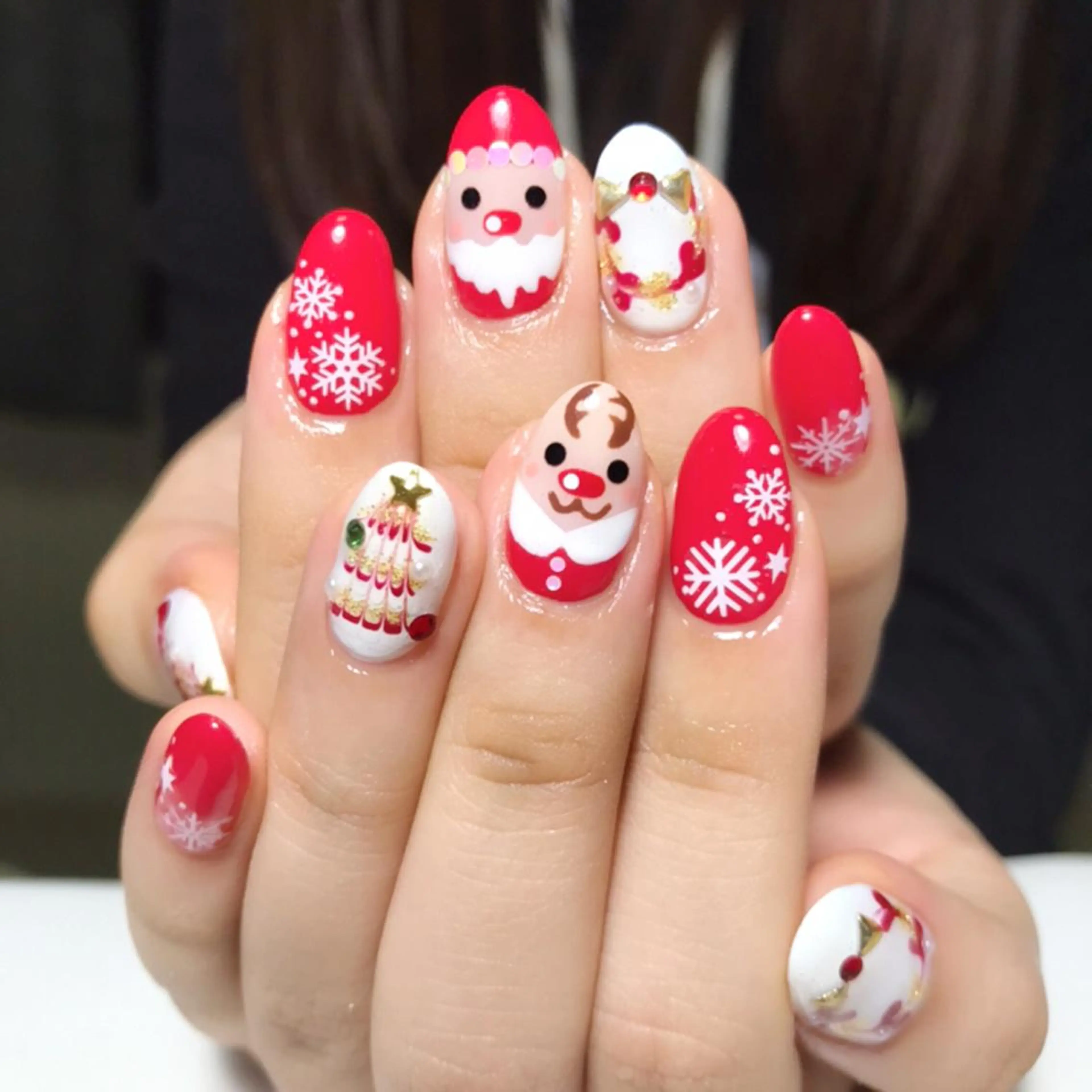 ネイル 冬ネイル クリスマス RireOne ~リルワン~のネイルデザイン