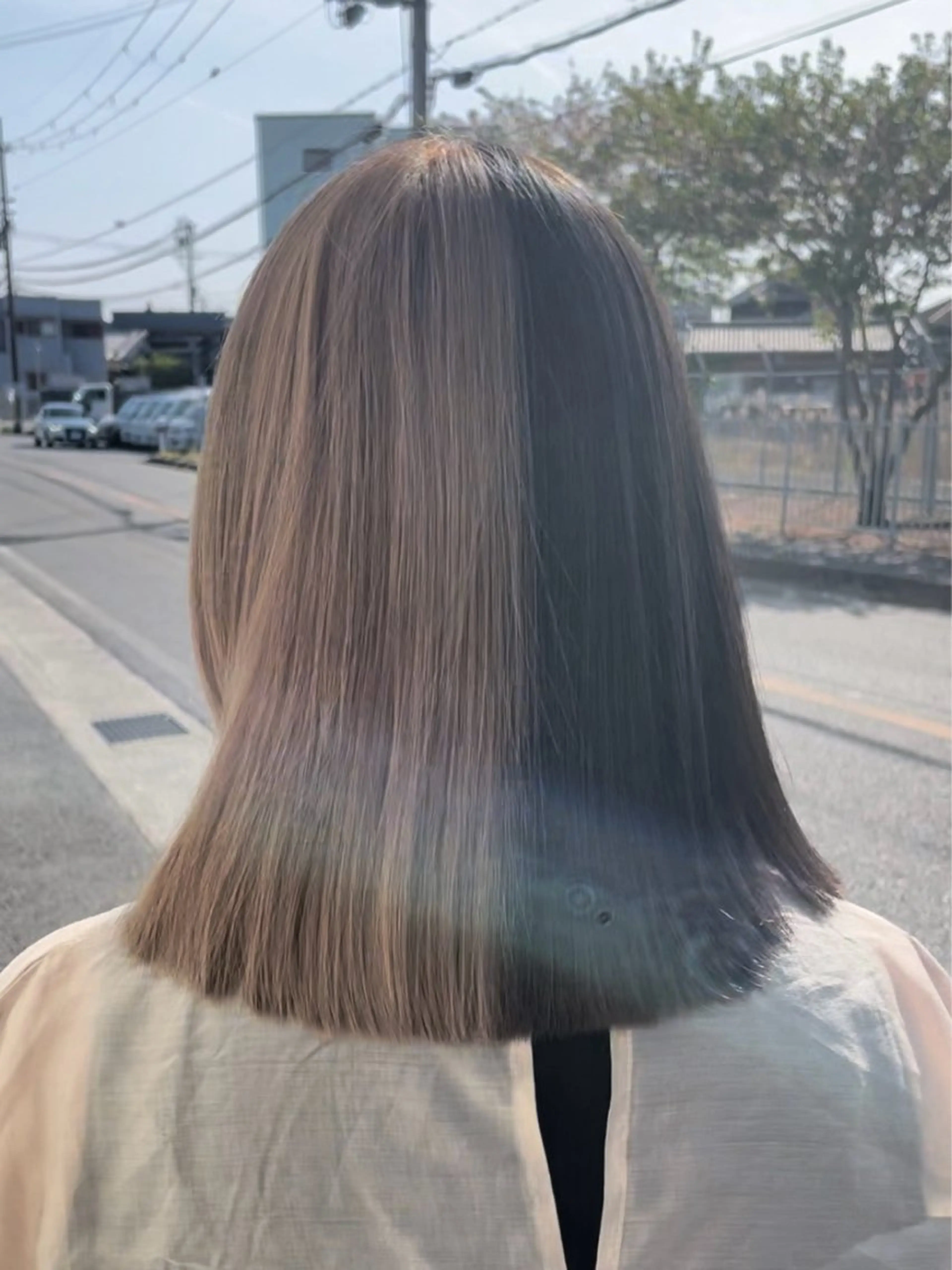 ミディアム カラー ARARE HAIR みゆきのヘアスタイル