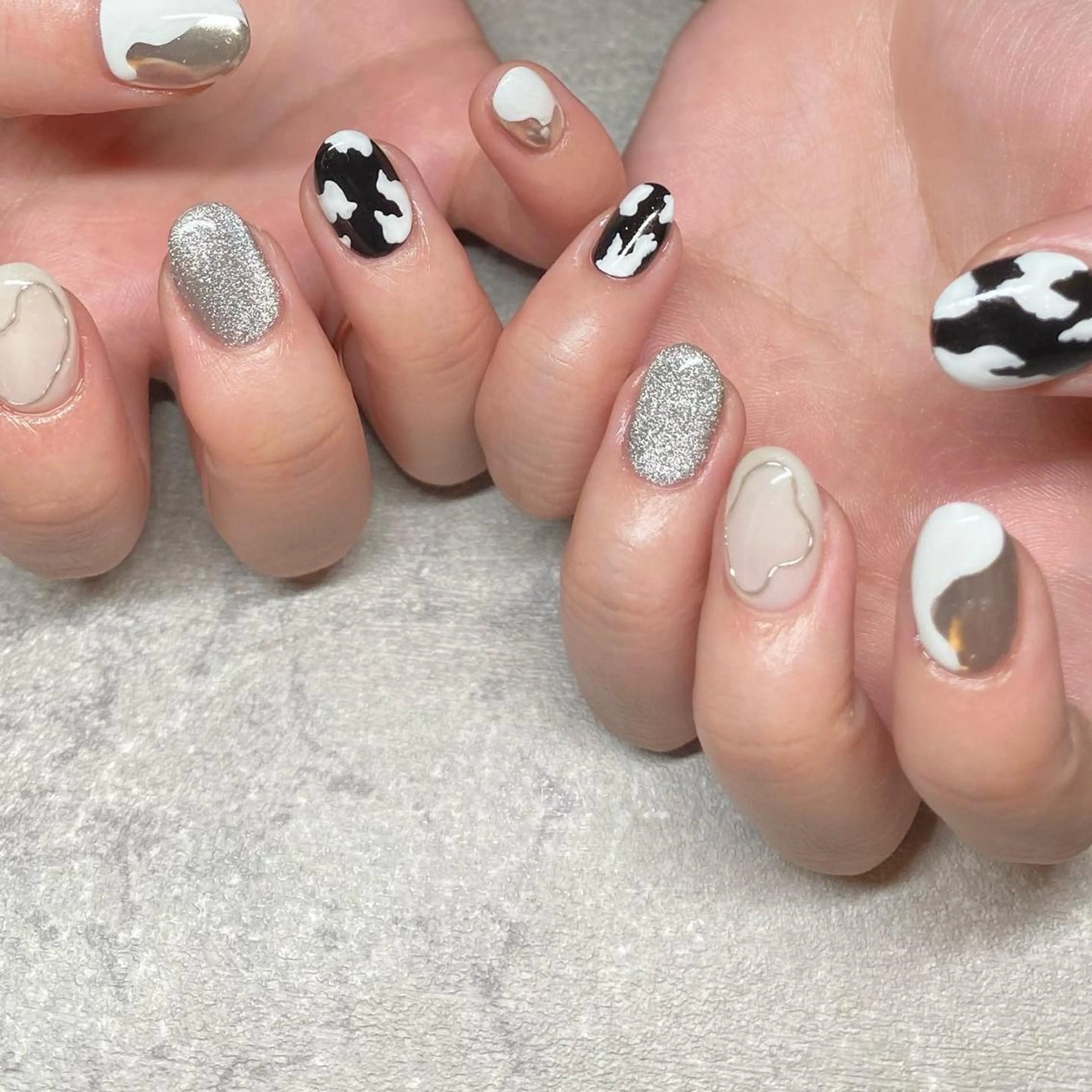 ネイル アートネイル ニュアンスネイル 春ネイル 夏ネイル ハンドネイル 山田 貴子のネイルデザイン