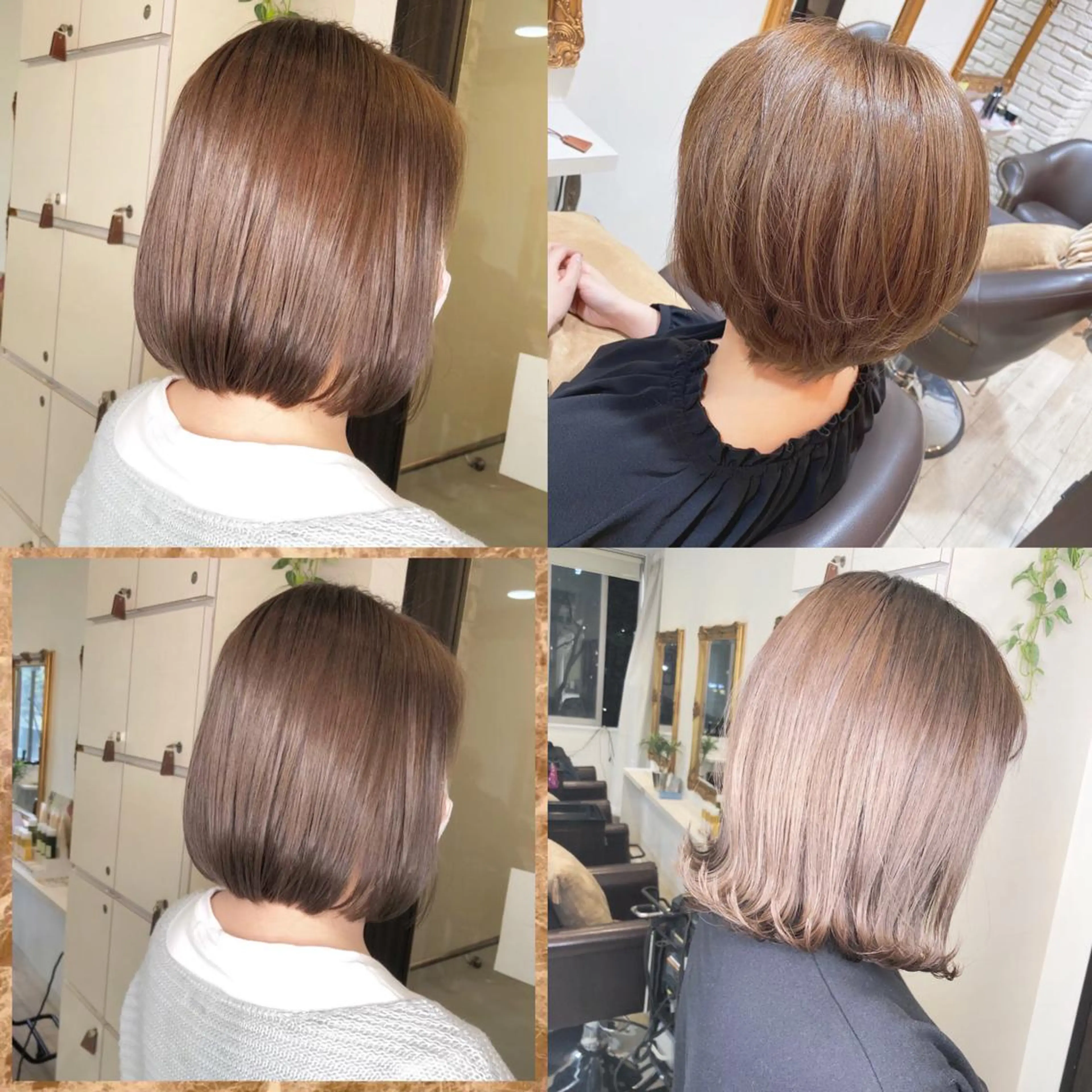 ショート カラー ヘアアレンジ 平原 ミレイのヘアスタイル