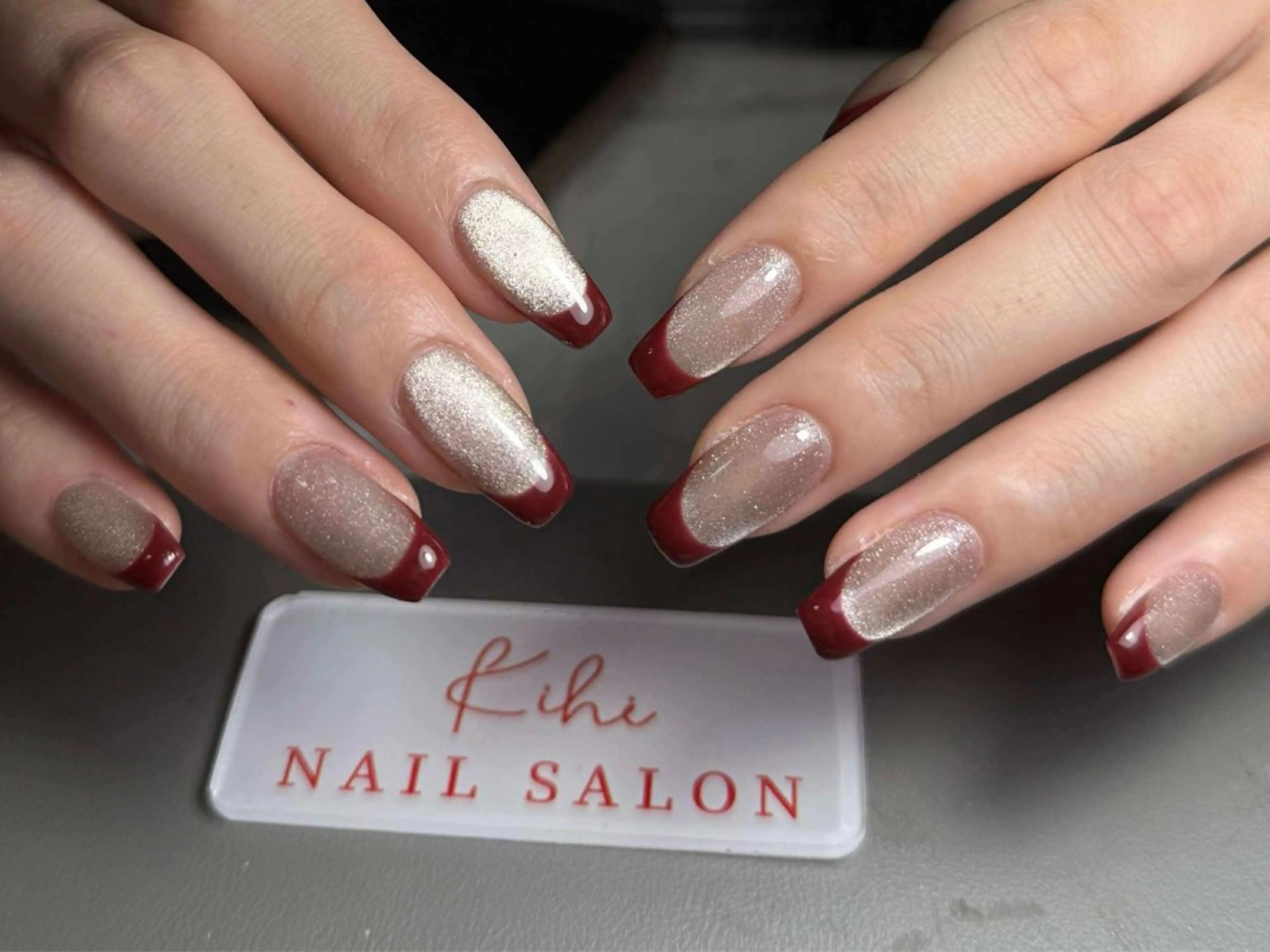 ネイル アートネイル フレンチネイル ジェルネイル グラデーション 韓国ネイル ハンドネイル 💕鈴木ユリ パラジェル/オフ無料のネイルデザイン