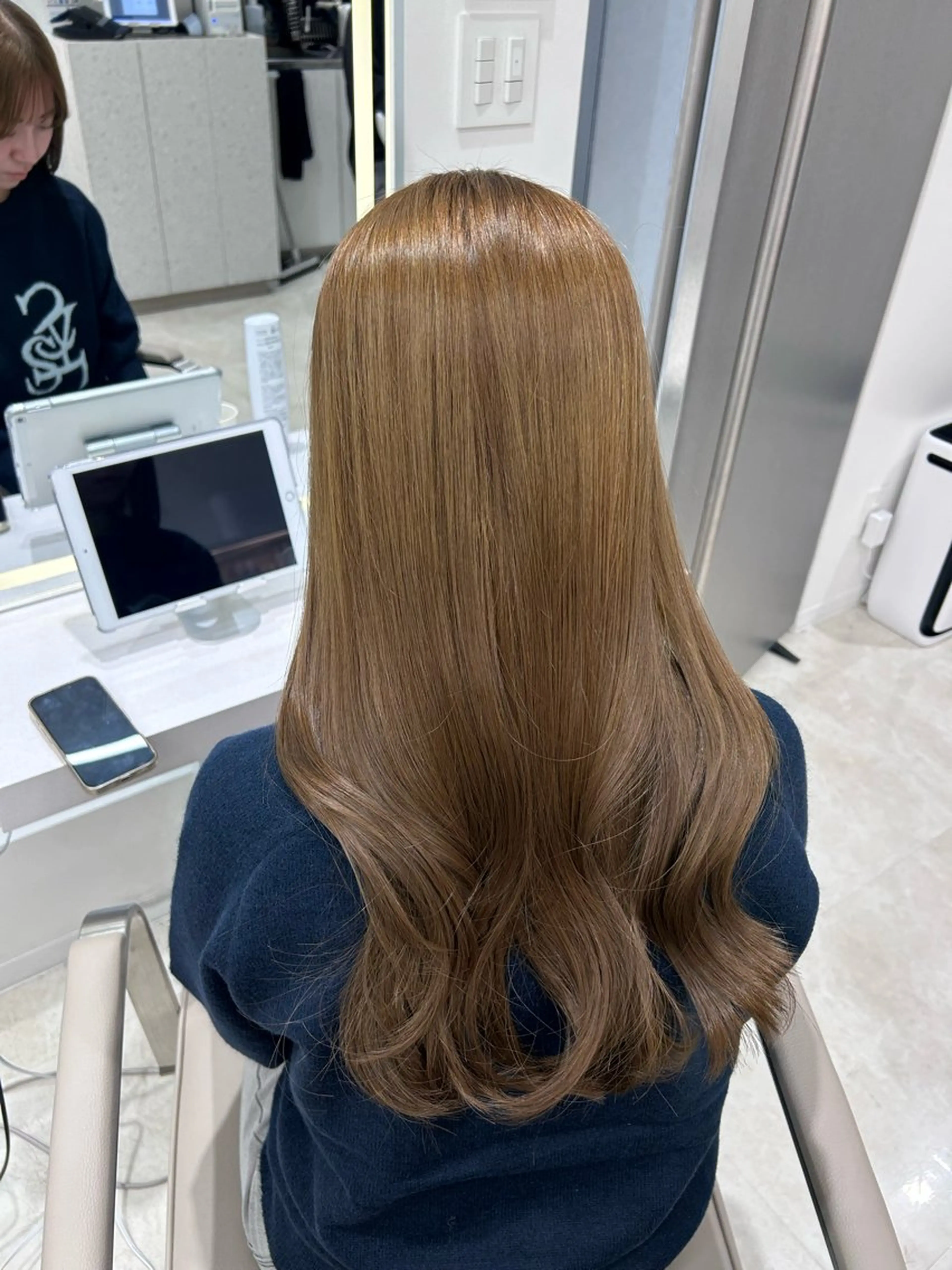 ロング カラー カット ヘアカラー トリートメント IVE所属・ダブルカラー髪質改善 /Annaのヘアスタイル