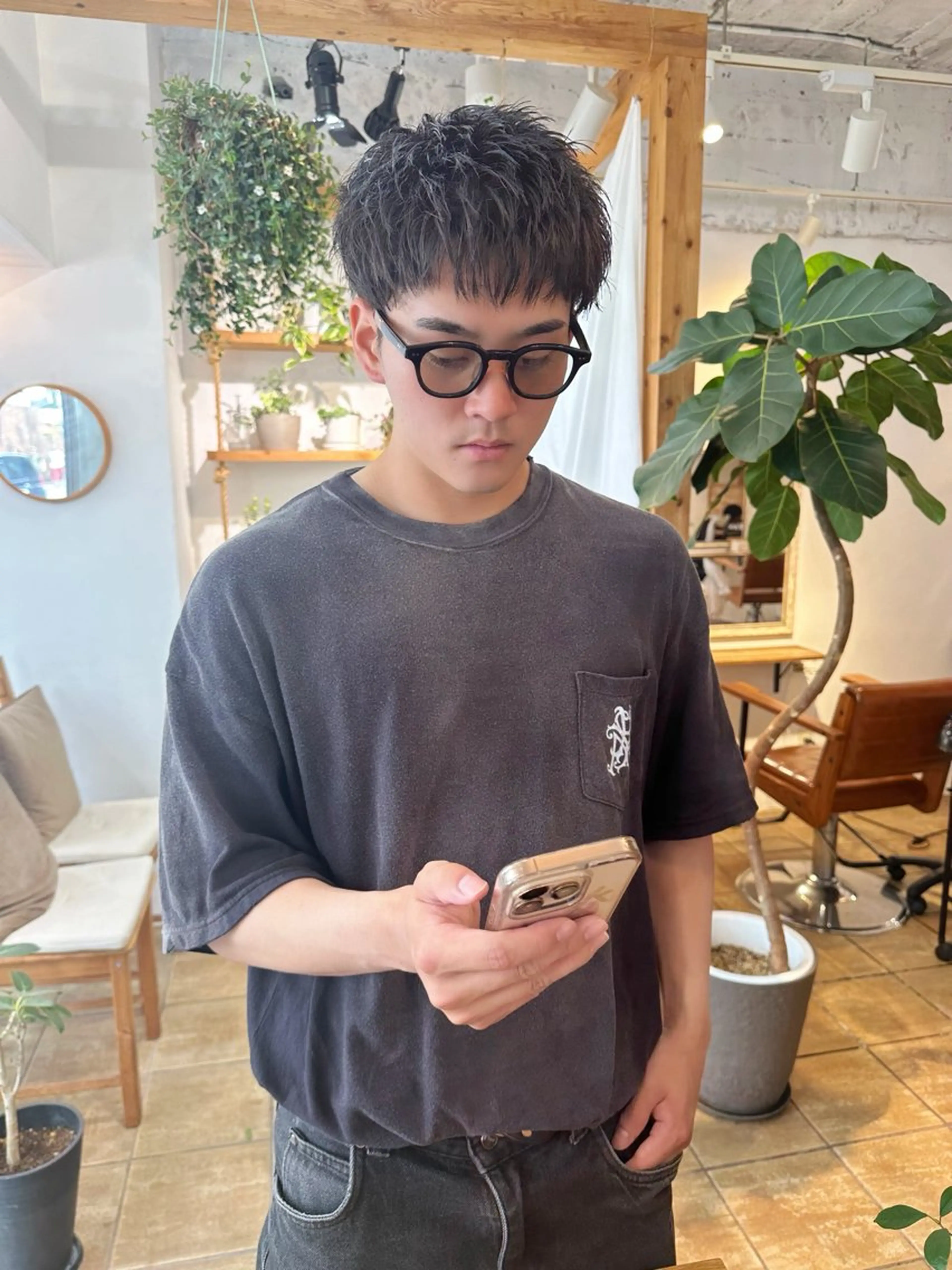 ショート メンズ カネコ ナナミのヘアスタイル