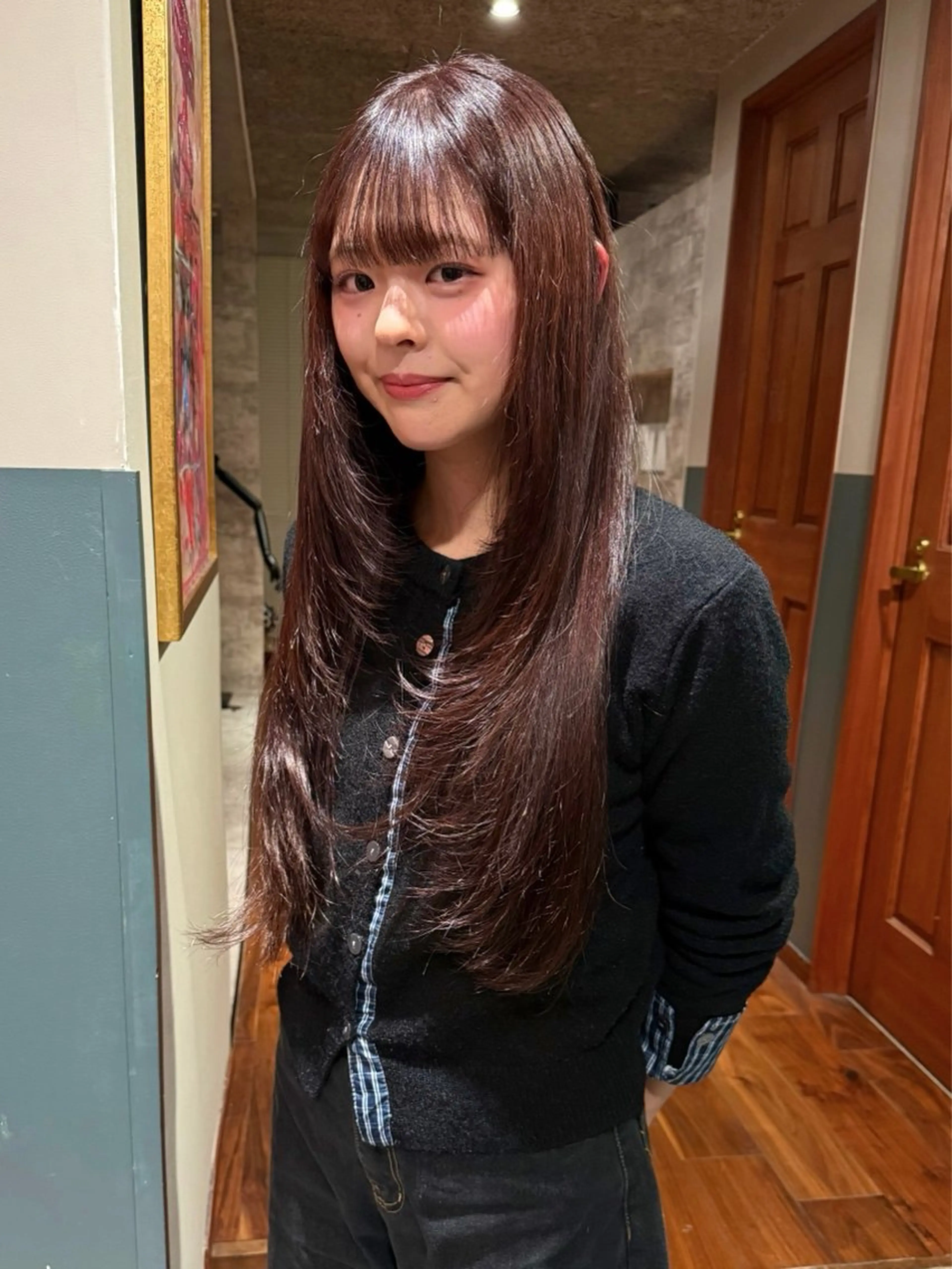 ロング カラー カット ヘアカラー トリートメント mai / linoah˚✧のヘアスタイル