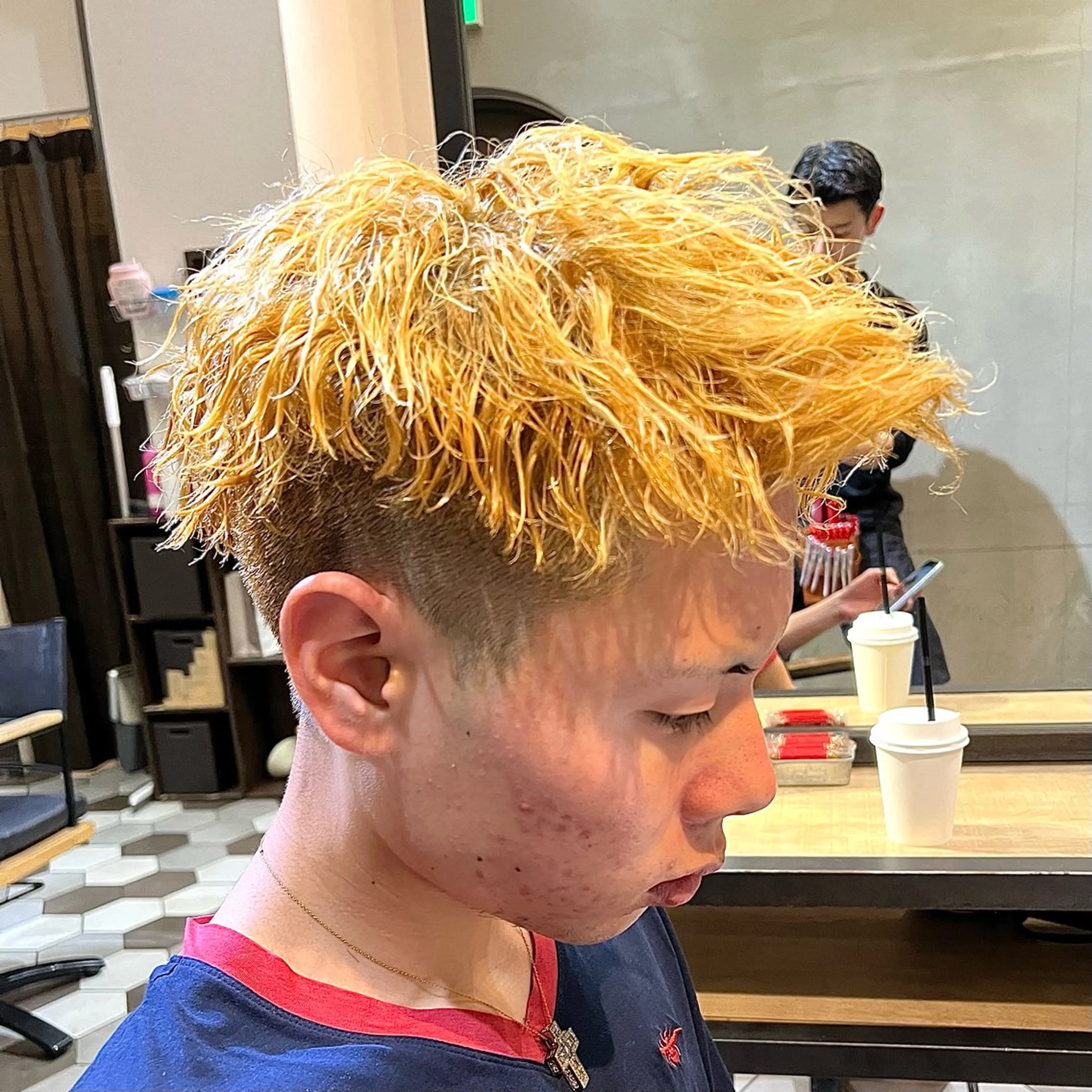 パーマ メンズ パーマ 梅田/メンズ専門 ／加地光尊のヘアスタイル