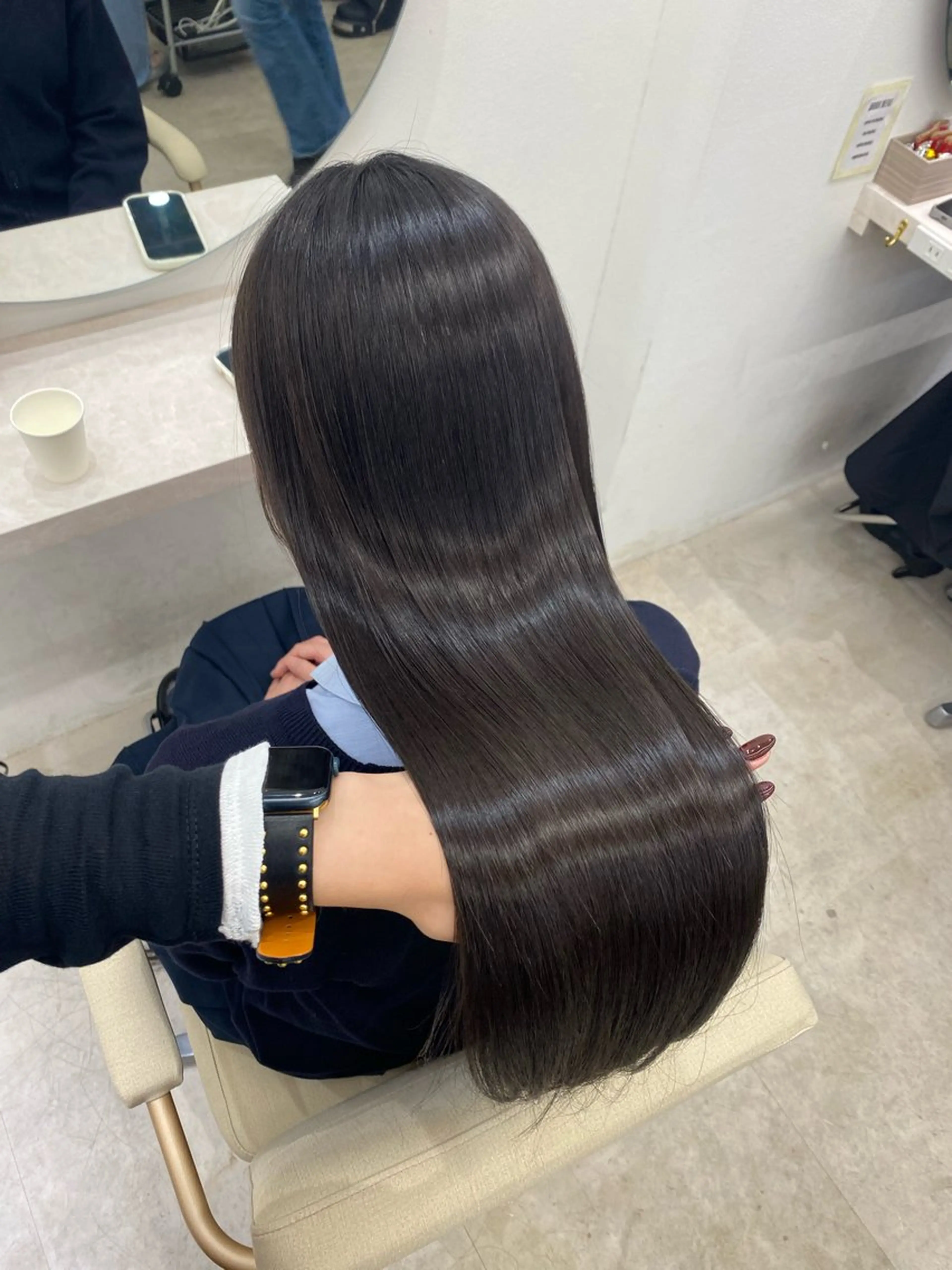 【当日限定クーポン🪩】カット+縮毛矯正+髪質改善トリートメントの写真