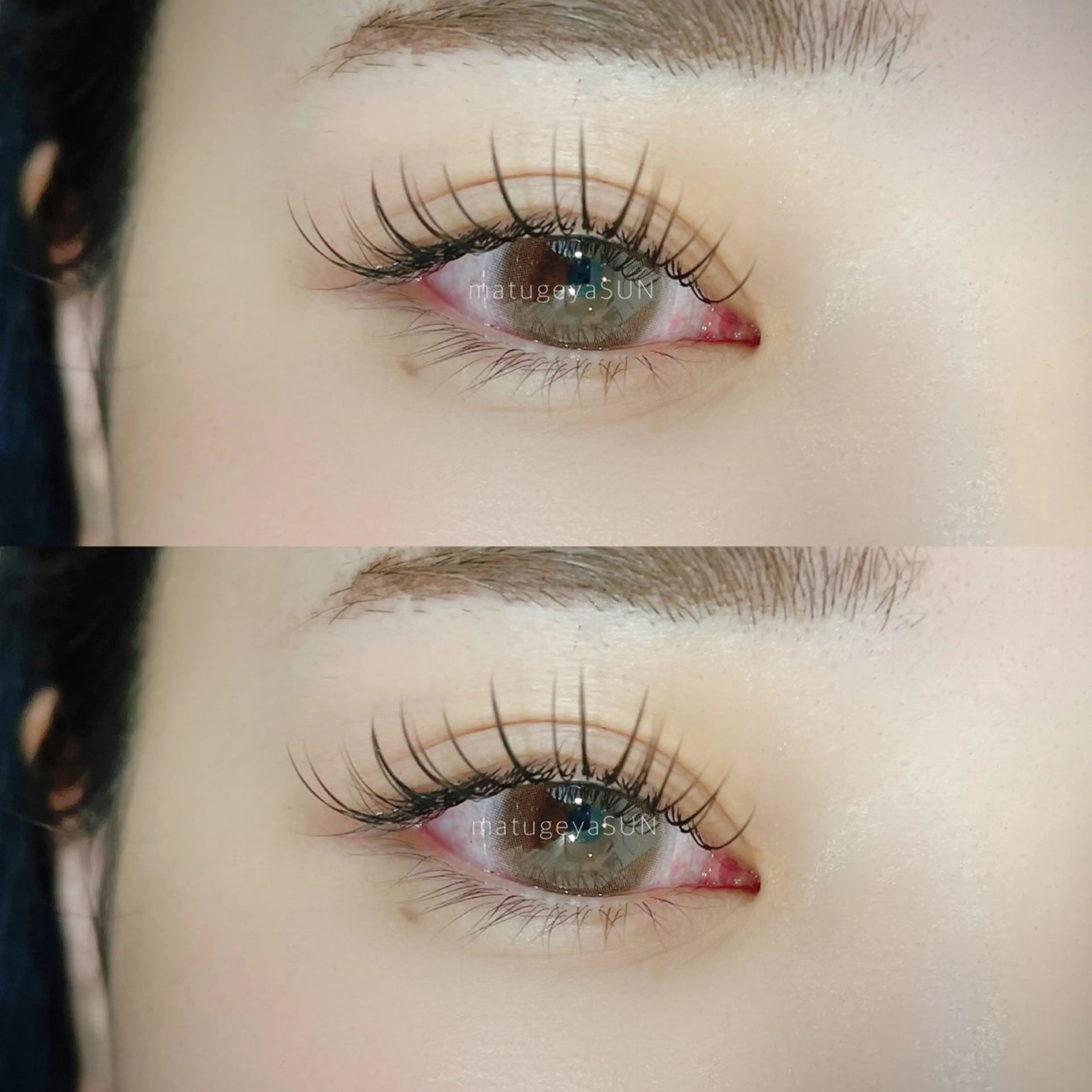 マツエク・マツパ カットスタジオピエロ所属・若江岩田マツエク SUNのマツエク・マツパデザイン