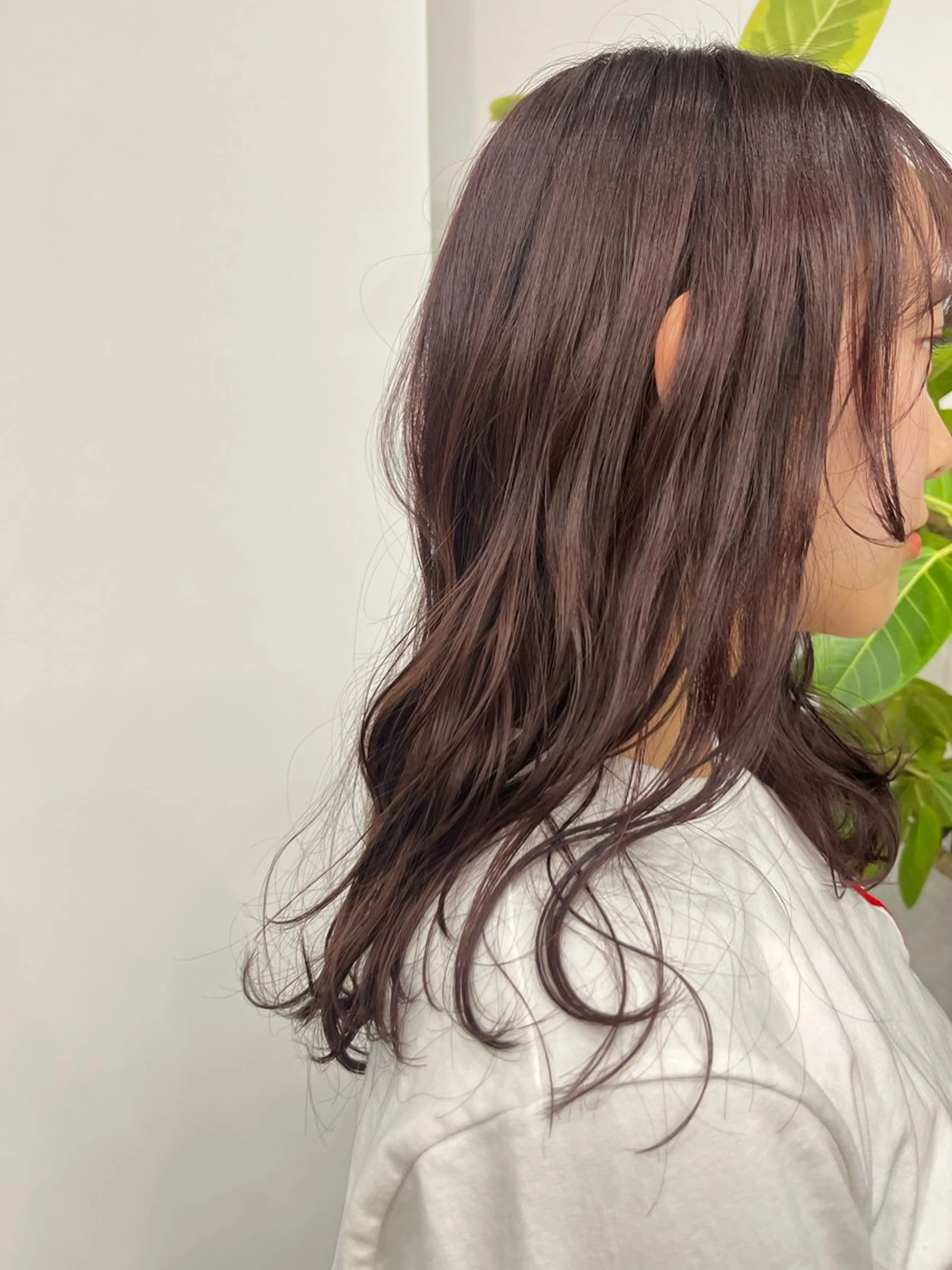 セミロング カラー ヘアカラー 門崎未依/レイヤー/ メンズカット🪿🌼のヘアスタイル