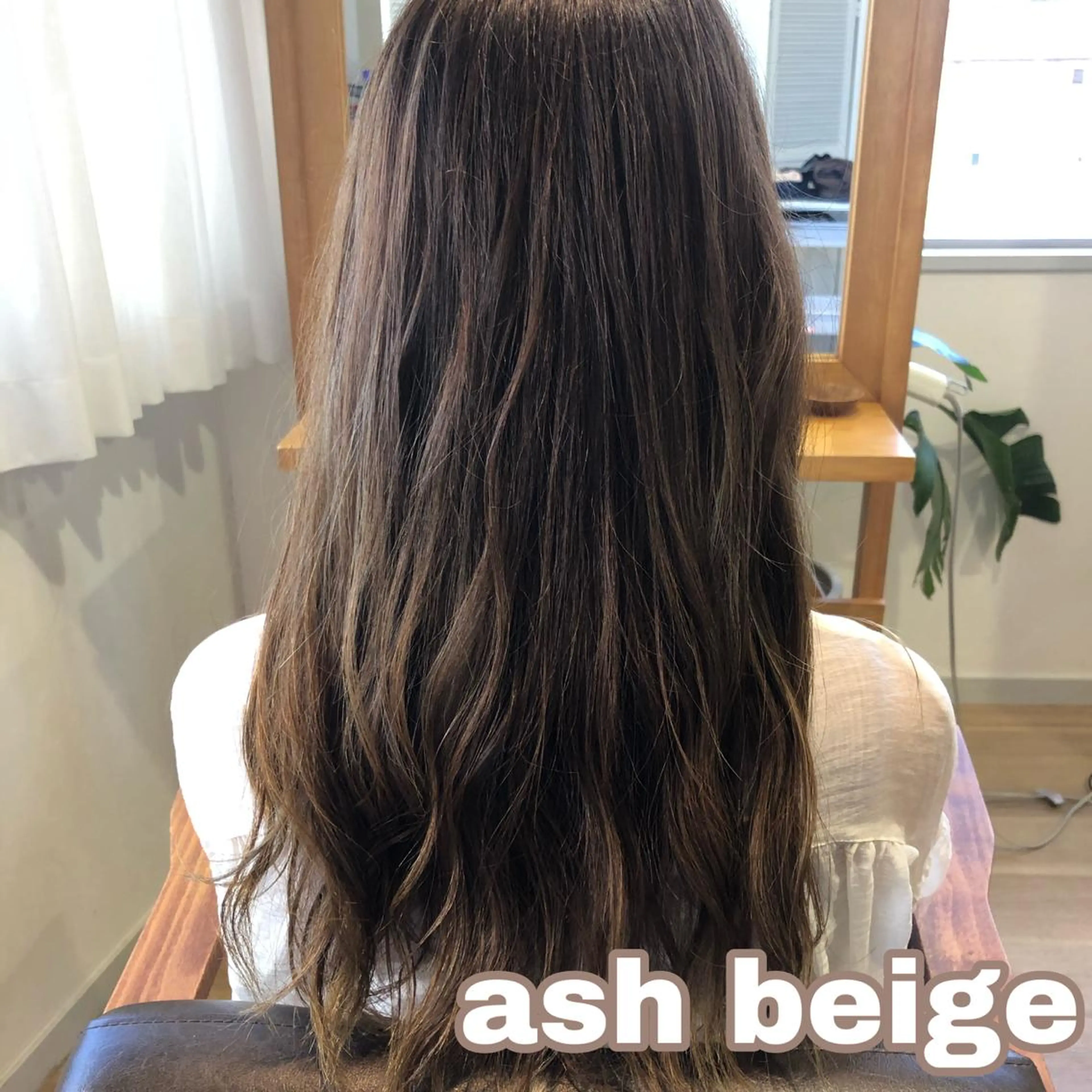 ロング カラー アッシュ ベージュカラー ハイライトカラー ハイライト なつき/艶ピンク/ girly hairのヘアスタイル