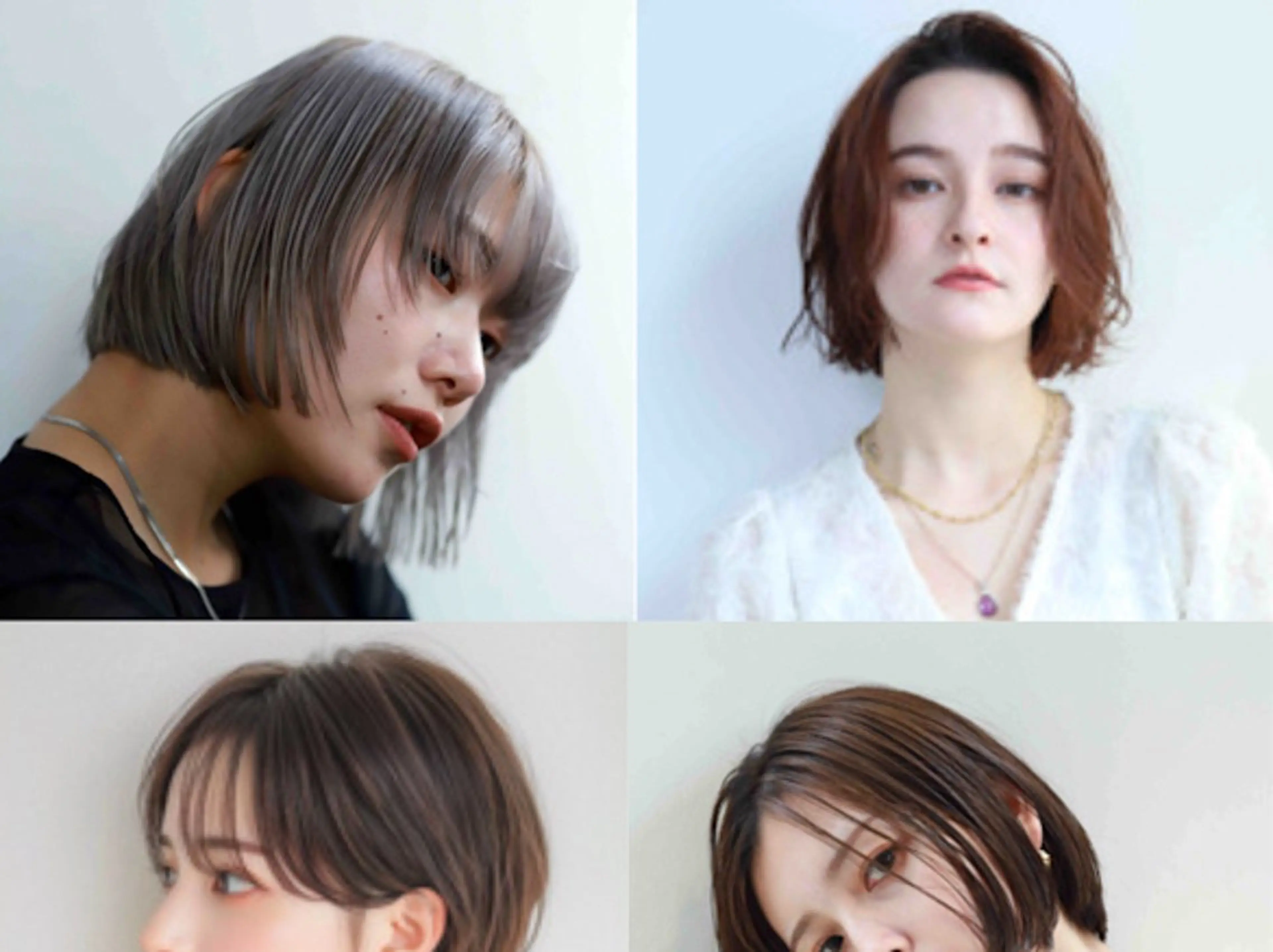 ショート 切りっぱなしボブ× 透明感カラー 原田のヘアスタイル