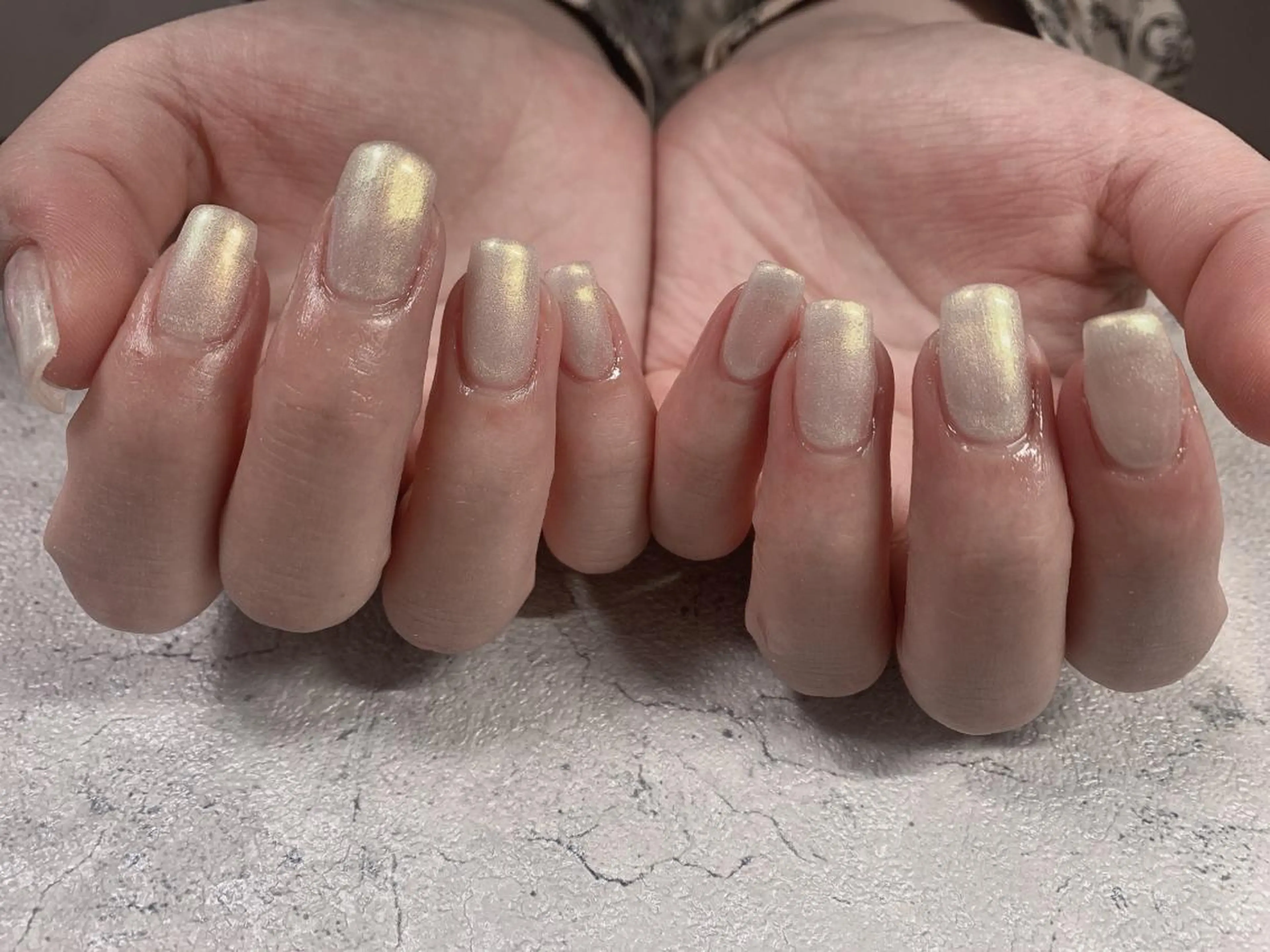 ネイル ラメ(グリッター) ワンカラーネイル kikinail 溝の口のネイルデザイン