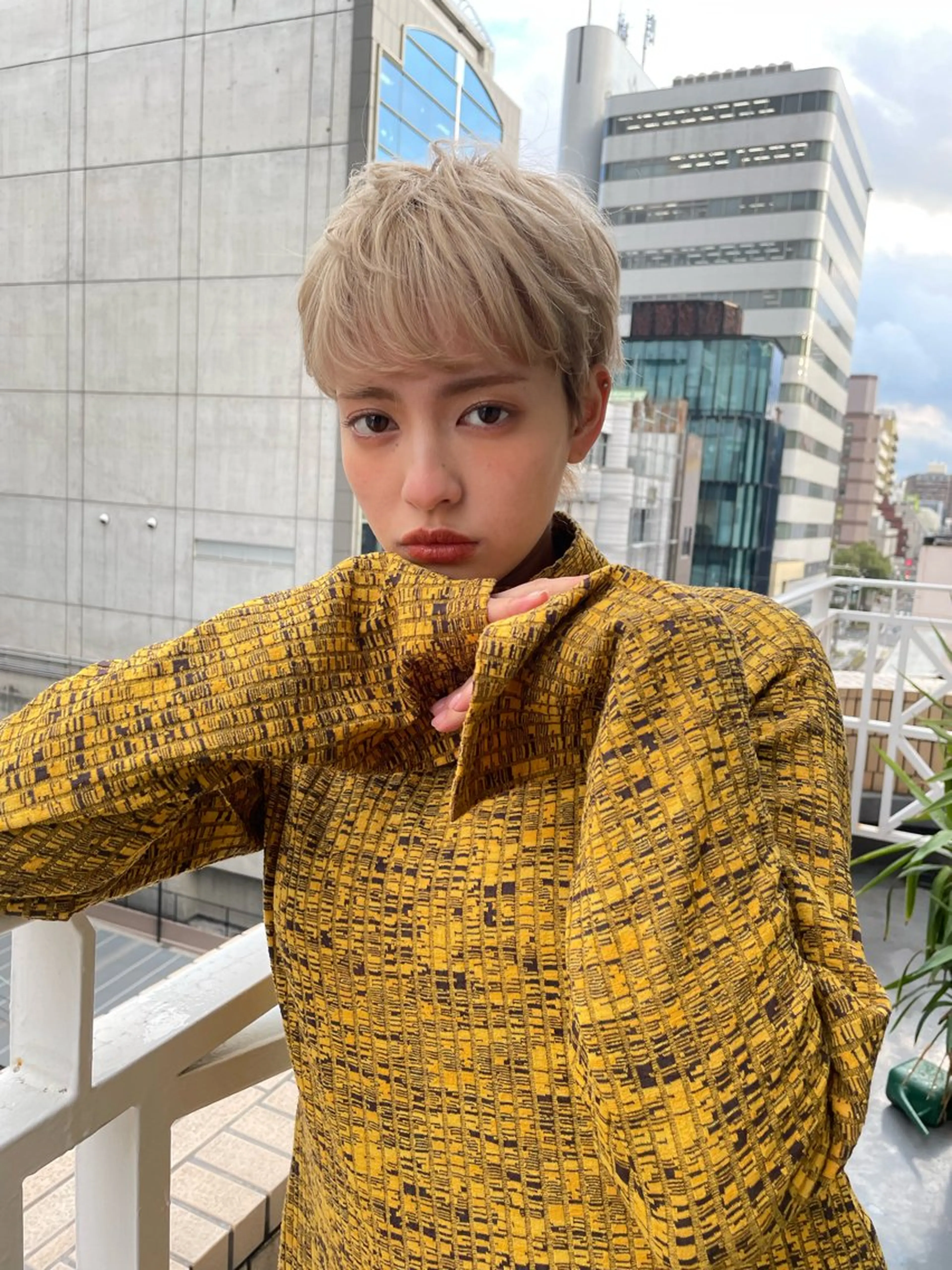 ショート カラー カット ヘアカラー トリートメント ショート/ボブ/ 心斎橋/宮脇美奈のヘアスタイル