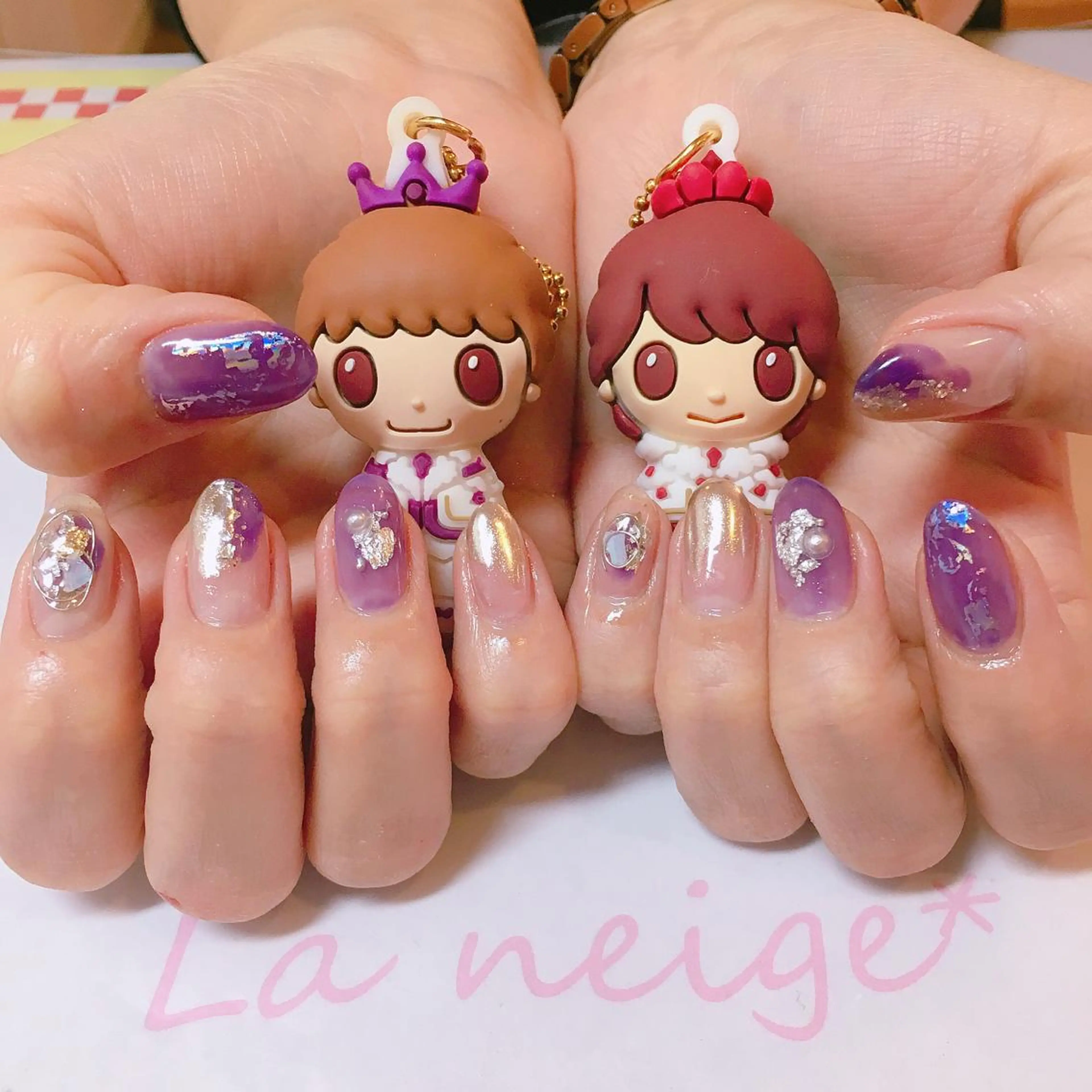 ネイル La neige* yuki 🥯🍑のネイルデザイン