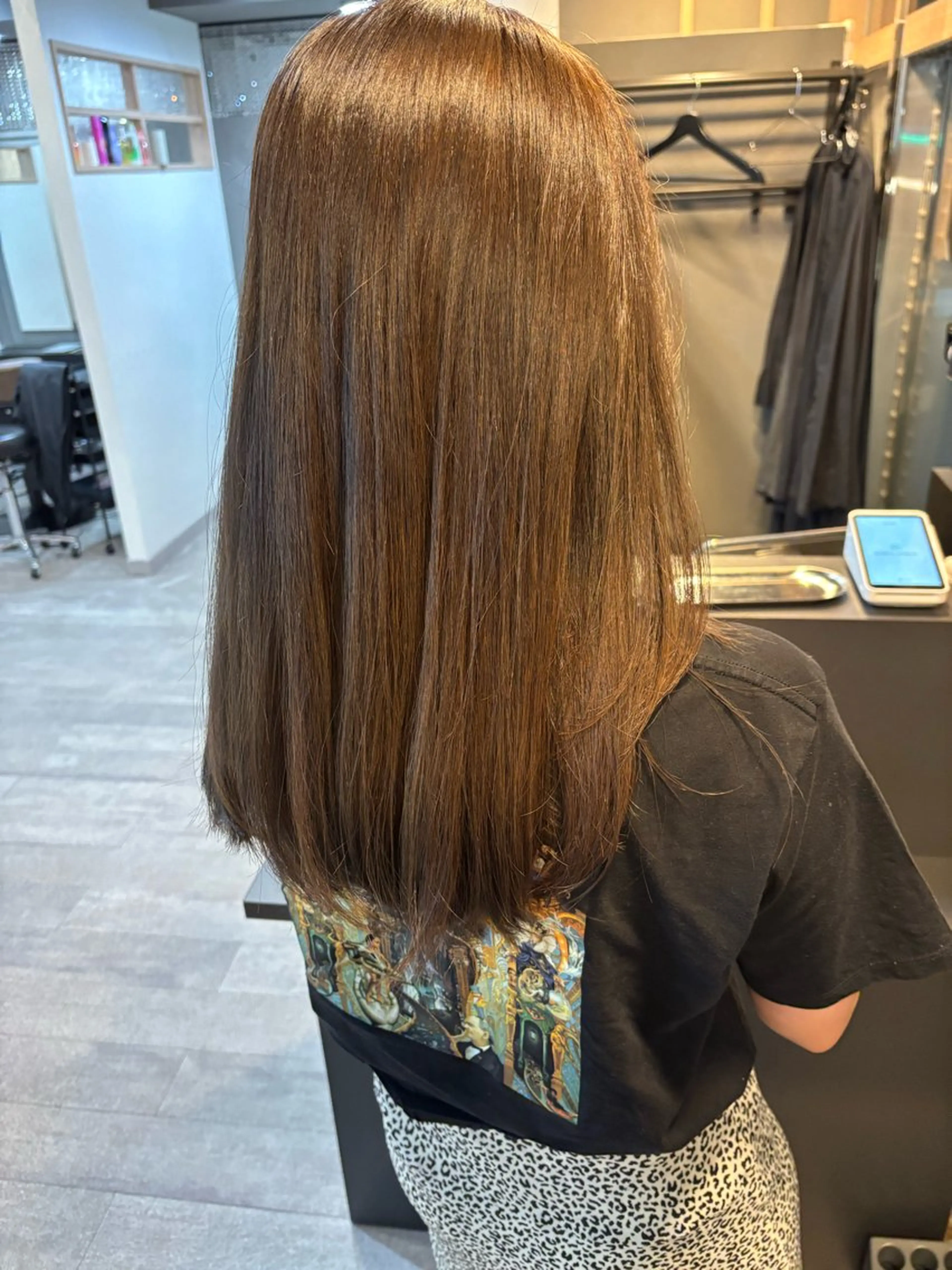 ロング カット ヘアカラー トリートメント ans(アンス)所属・山上 佳汰/髪質改善/艶髪のヘアスタイル