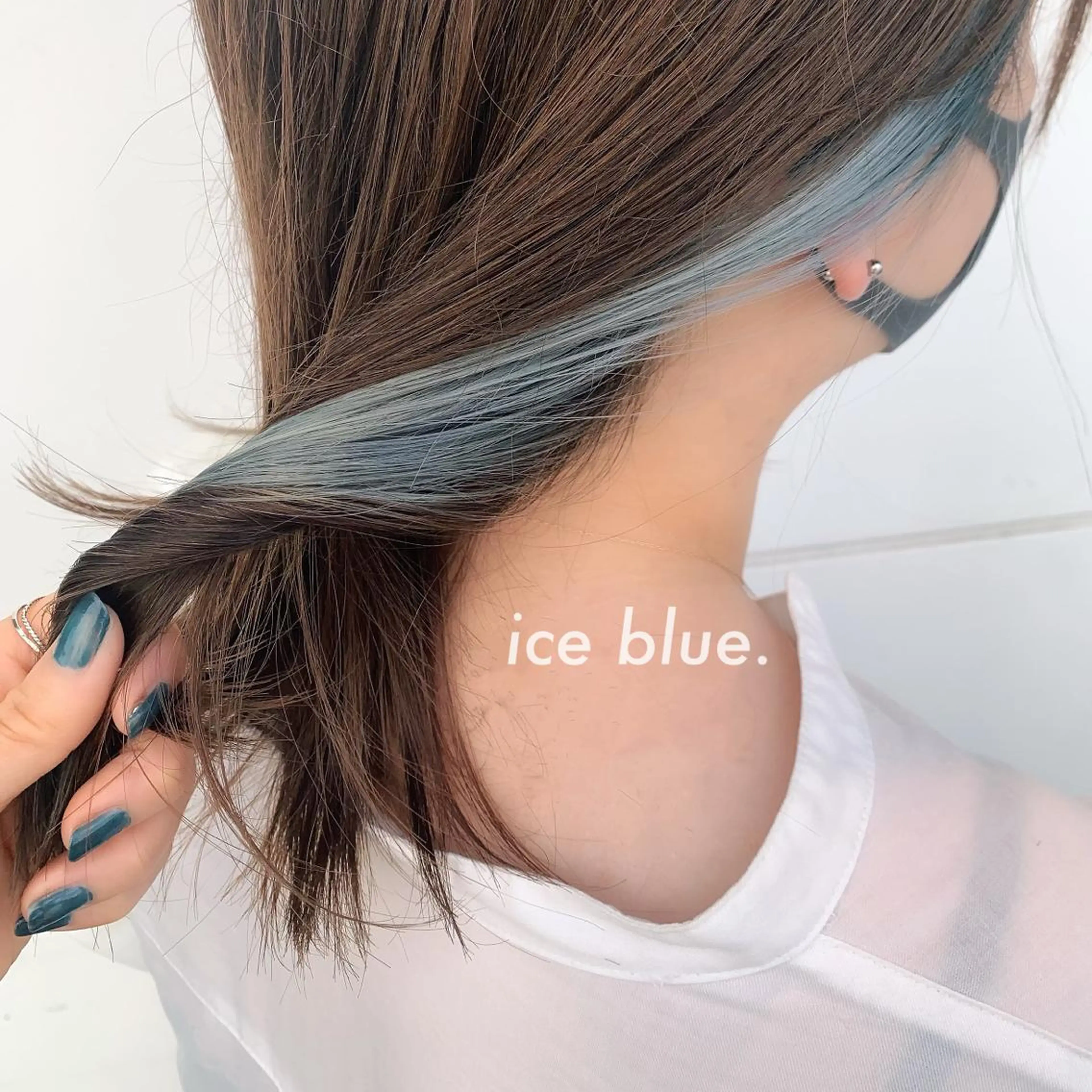 セミロング カラー RINA🧤 デザインとボブのヘアスタイル