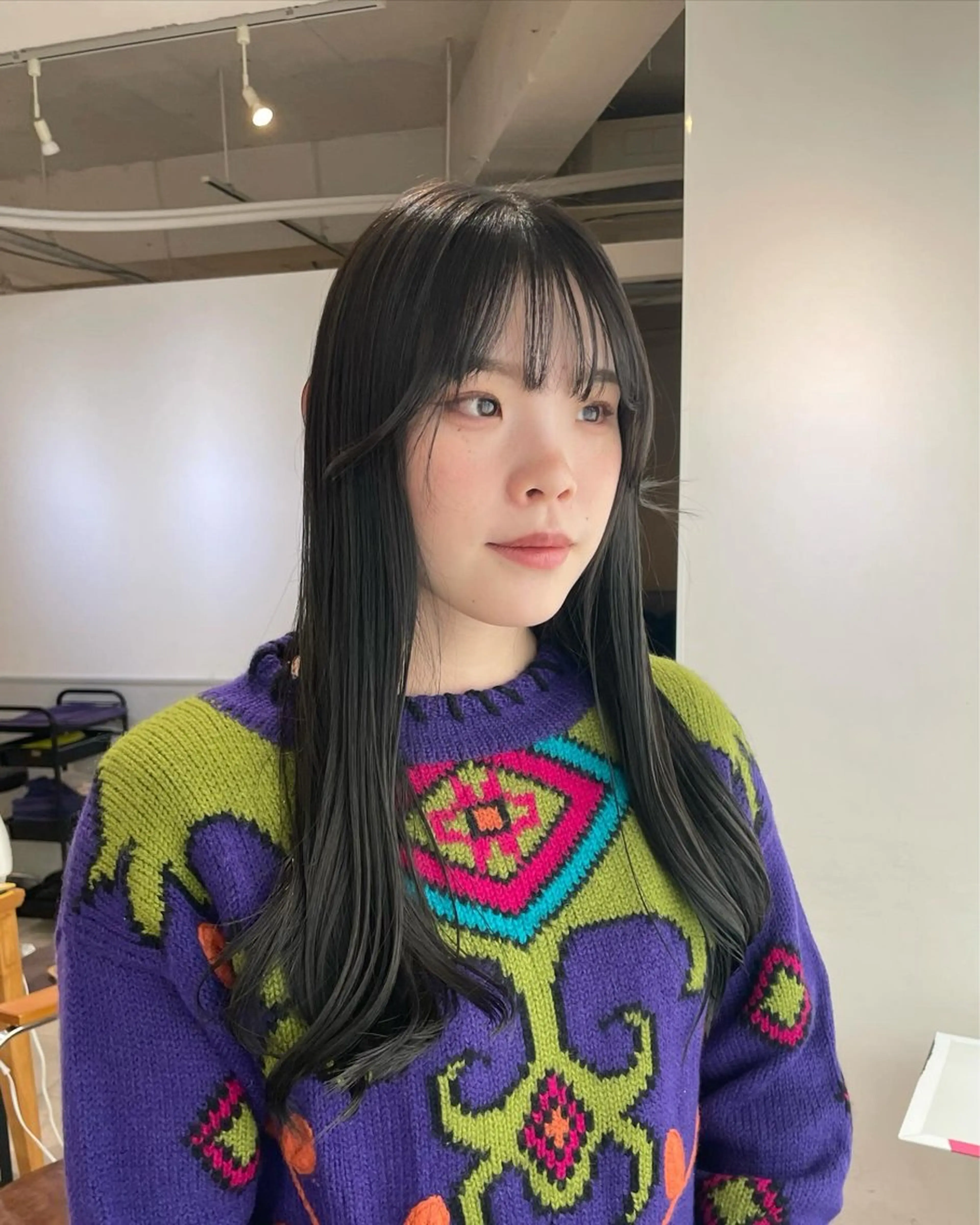 ロング カラー ブリーチ 透明感カラー ブリーチなしカラー Ogata Marinaのヘアスタイル