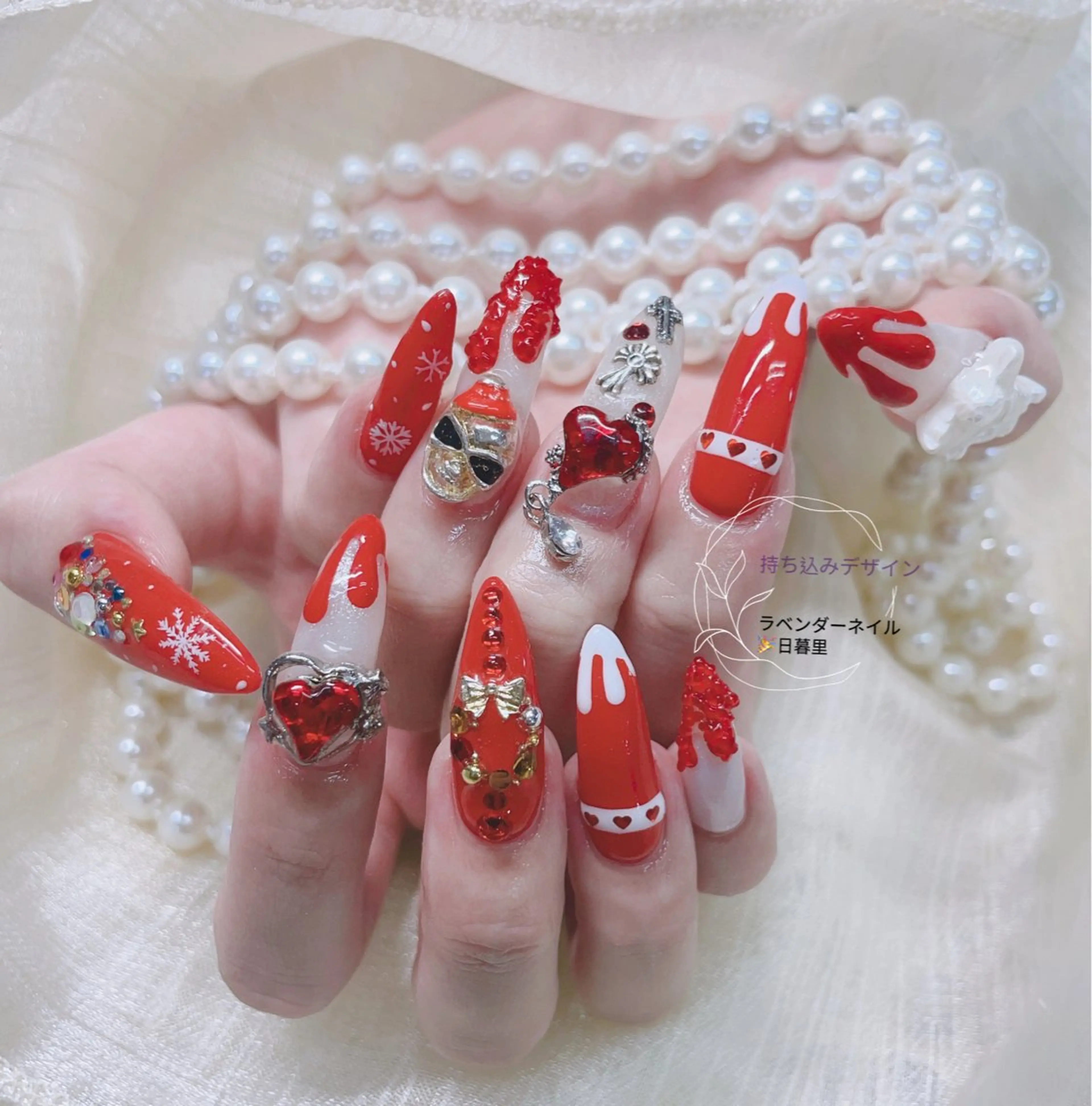 ネイル ラベンダー💖日暮里 ルル💖ネイルのネイルデザイン