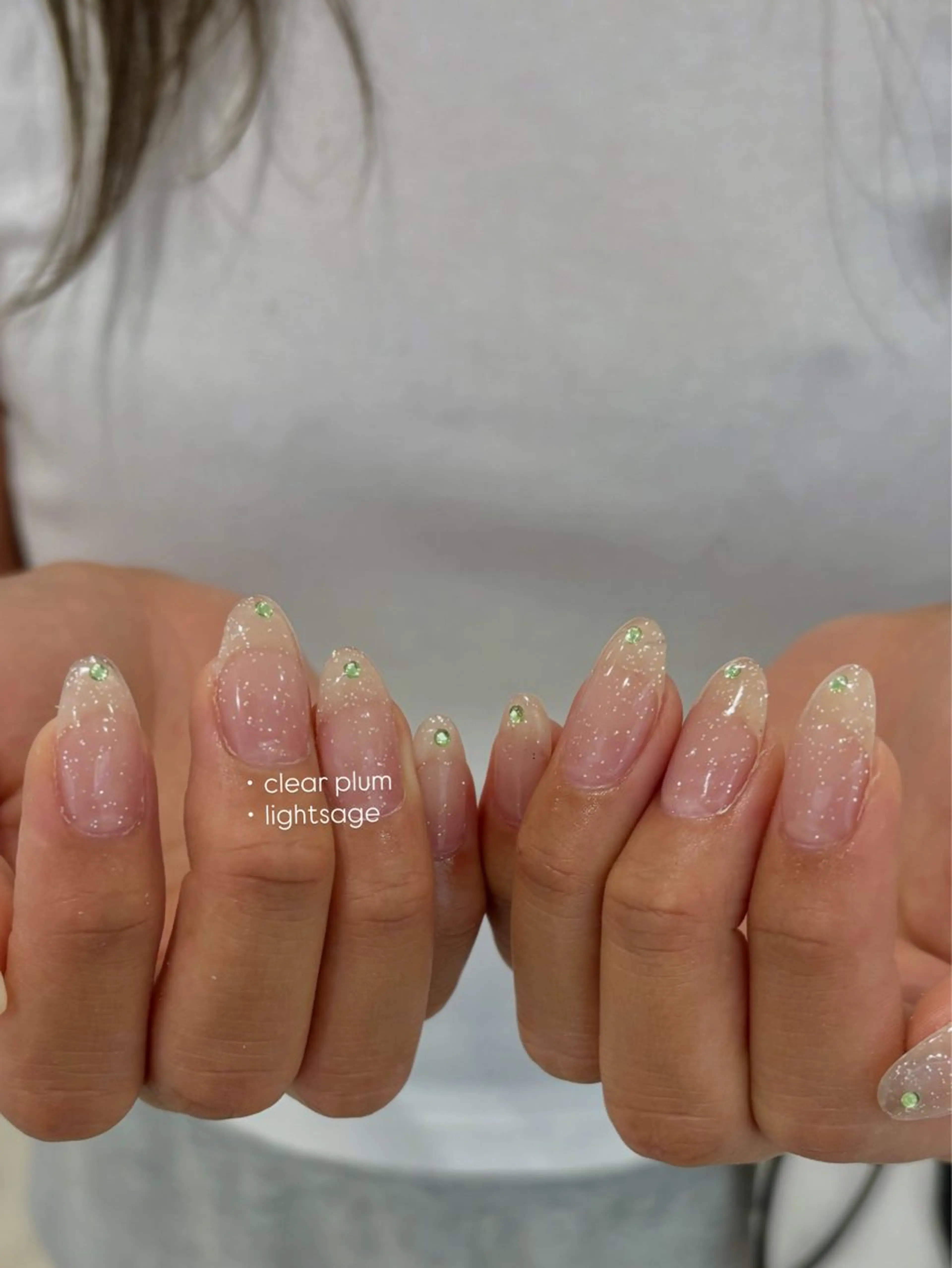 空き枠のみ募集🙂‍↕️ミニモ限定【オフ無料】ワンカラー✴︎パーツ追加+50円​〜​★マグネット・ラメもOKですの写真