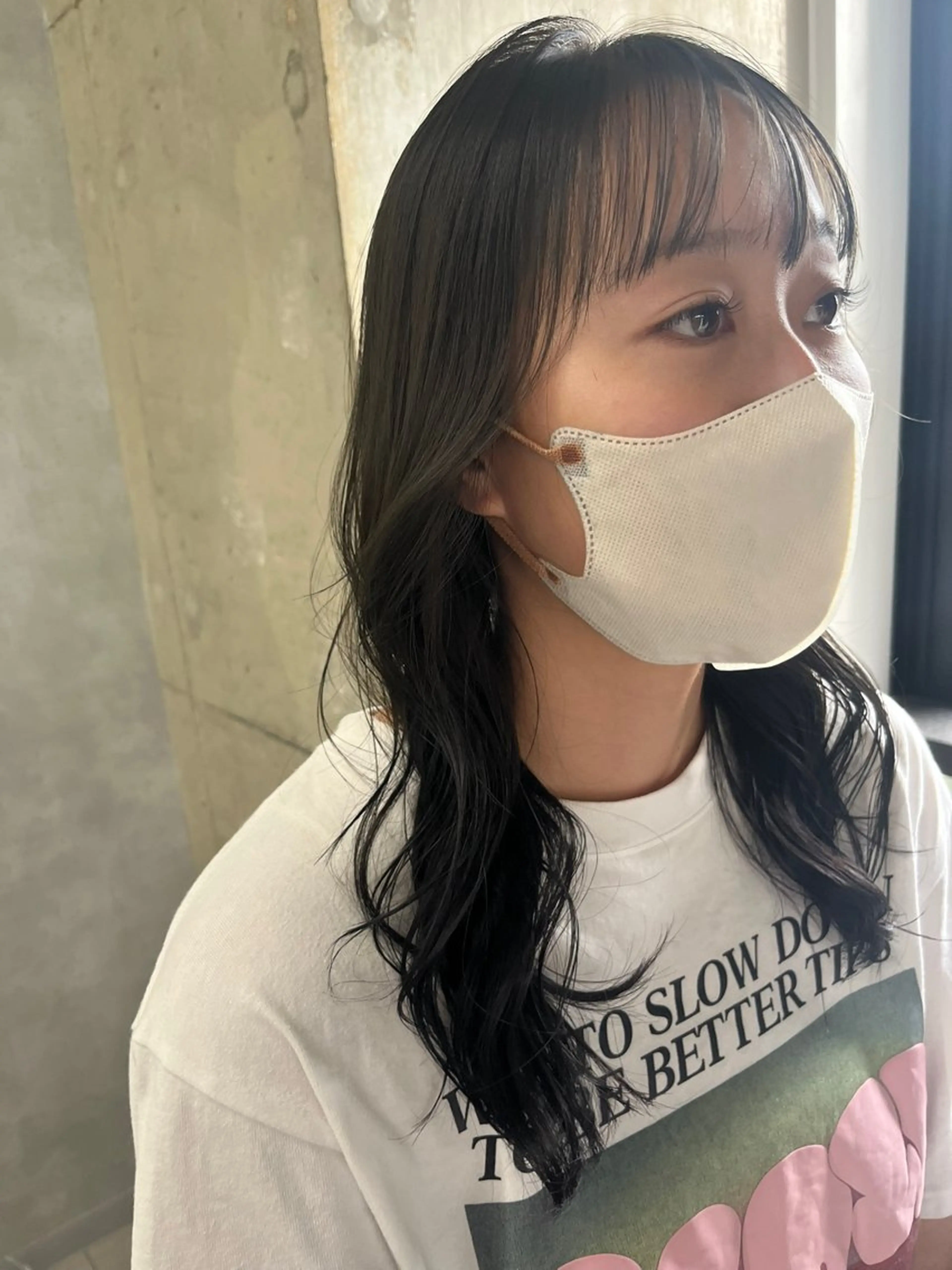 カラー グレージュ オリーブグレージュ オリーブグレー anon Loemのヘアスタイル