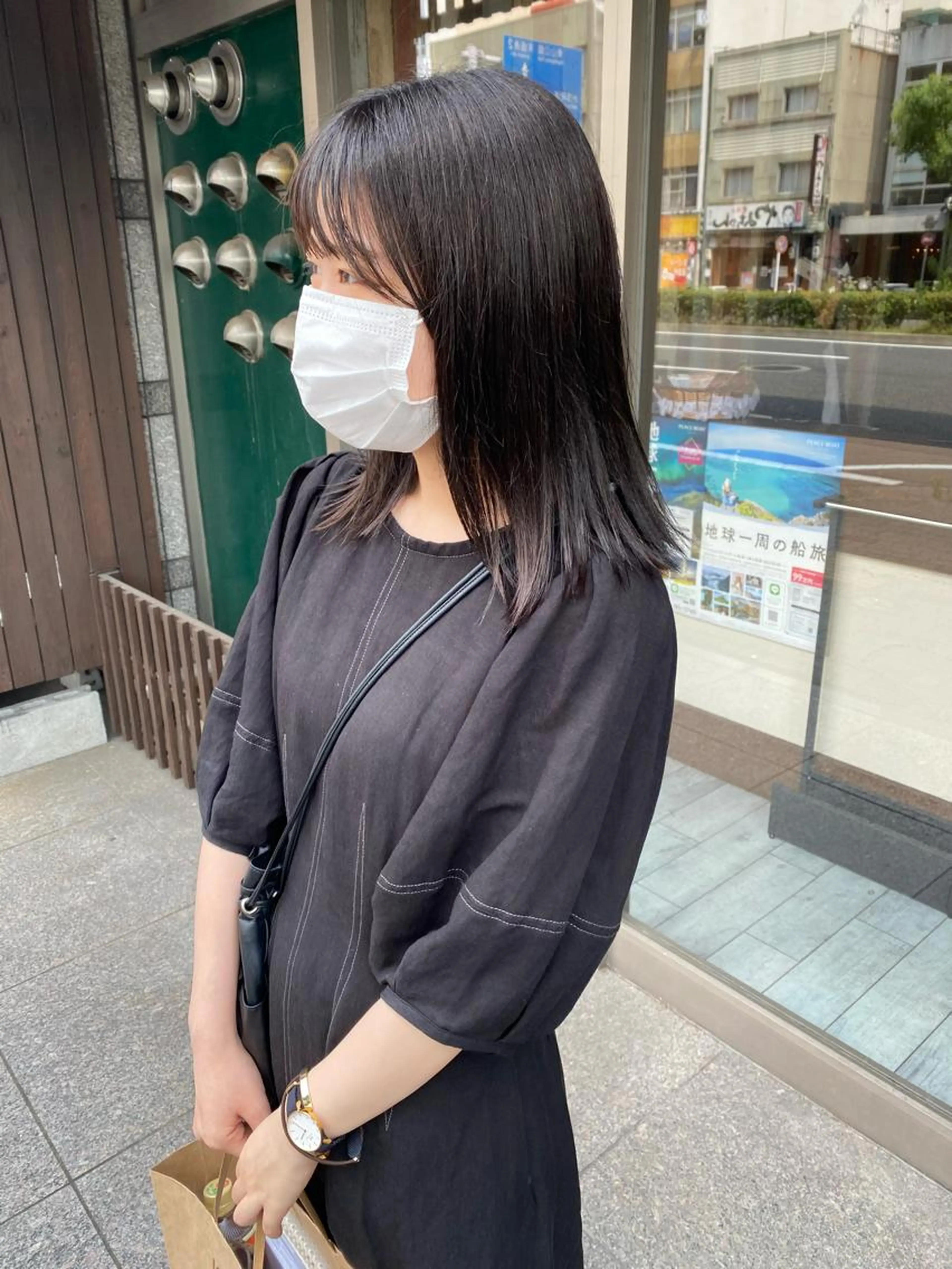 透明感カラー+ヘアエステトリートメントの写真