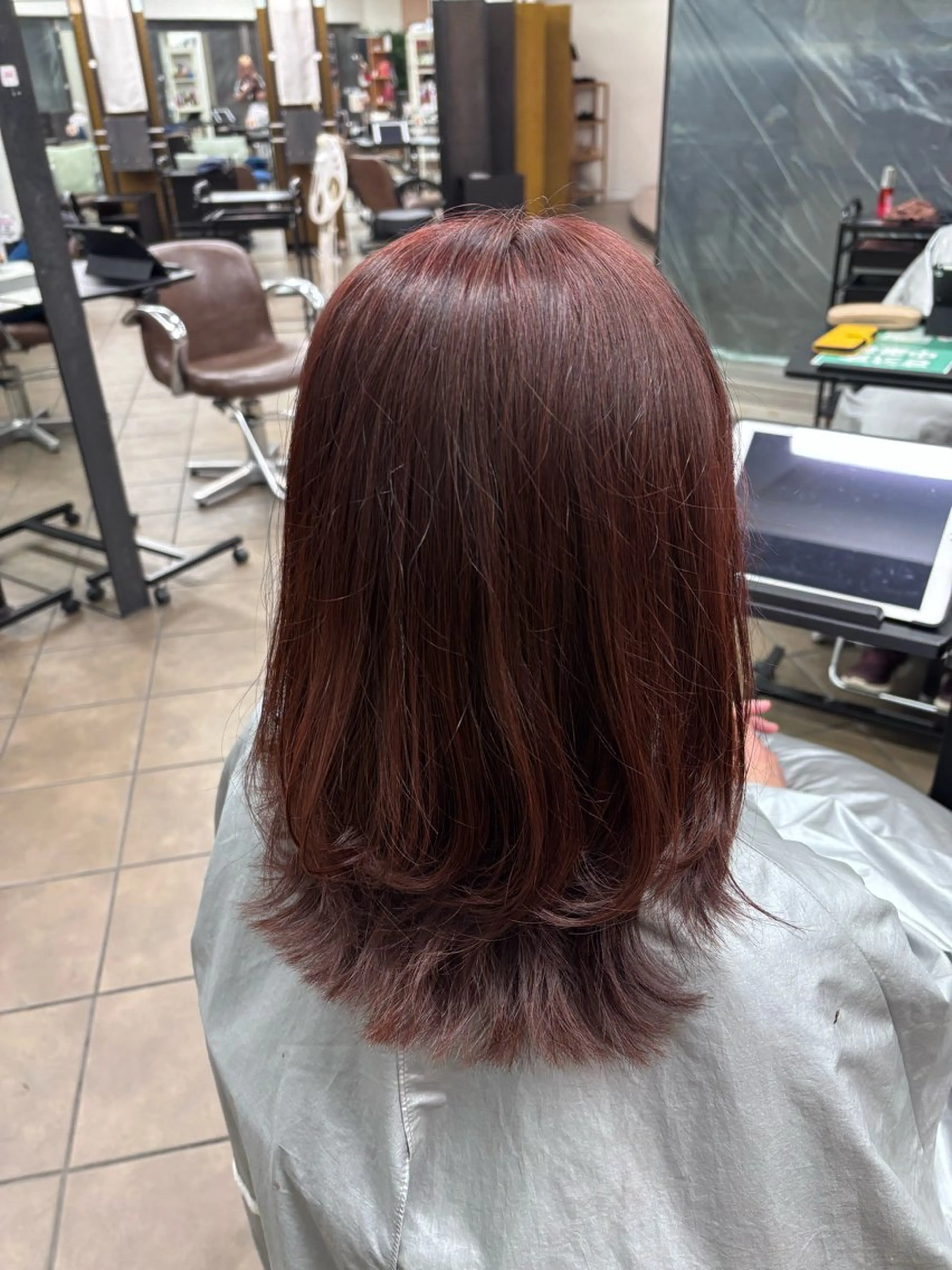 カラー ブリーチ ブラウンカラー ブリーチなしカラー レッドカラー 🦄カラーモデル 募集中🦄ちえみのヘアスタイル