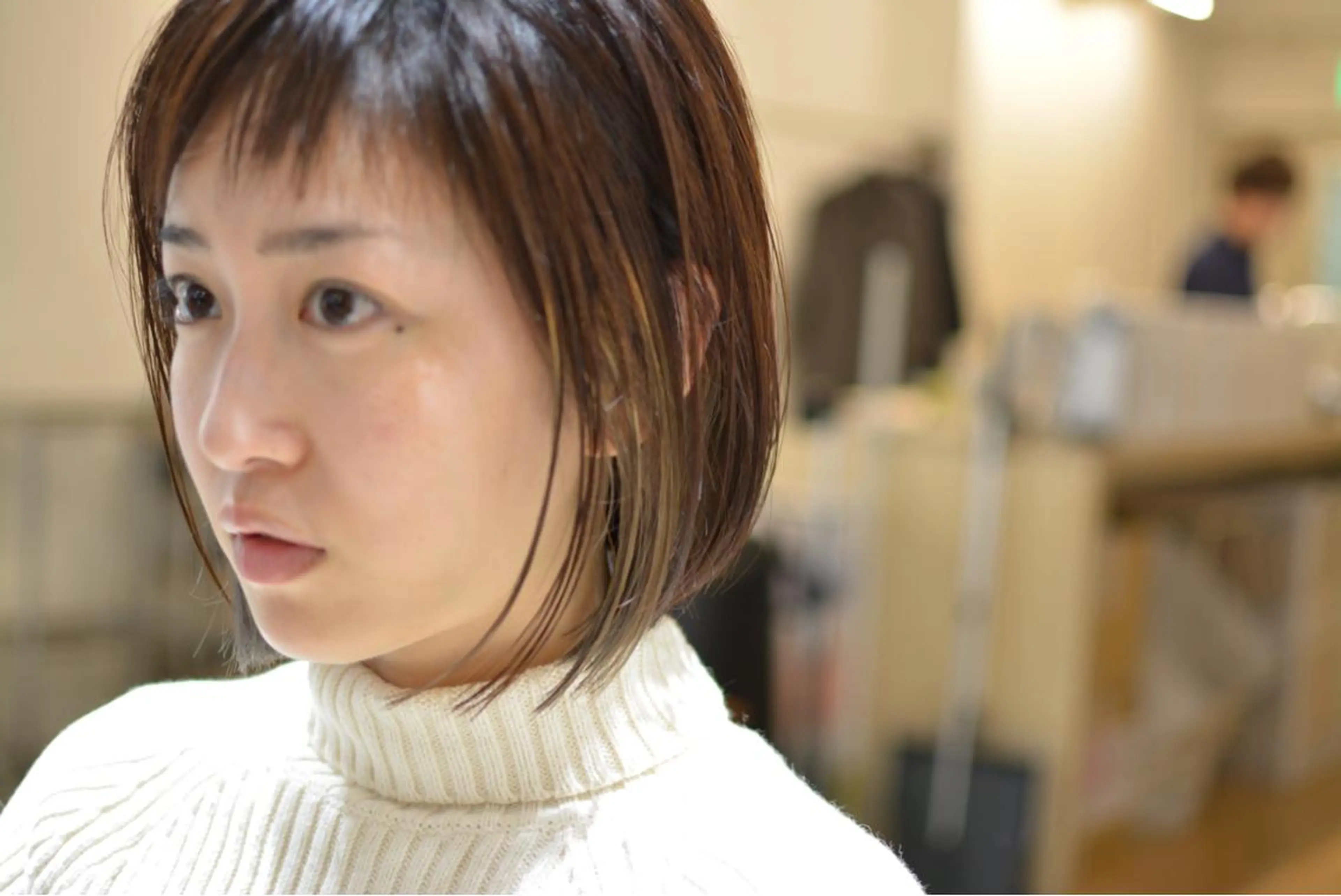 ミディアム イエローカラー カット ヘアカラー トリートメント 木村 創造🌟 デザインカラーお任せのヘアスタイル