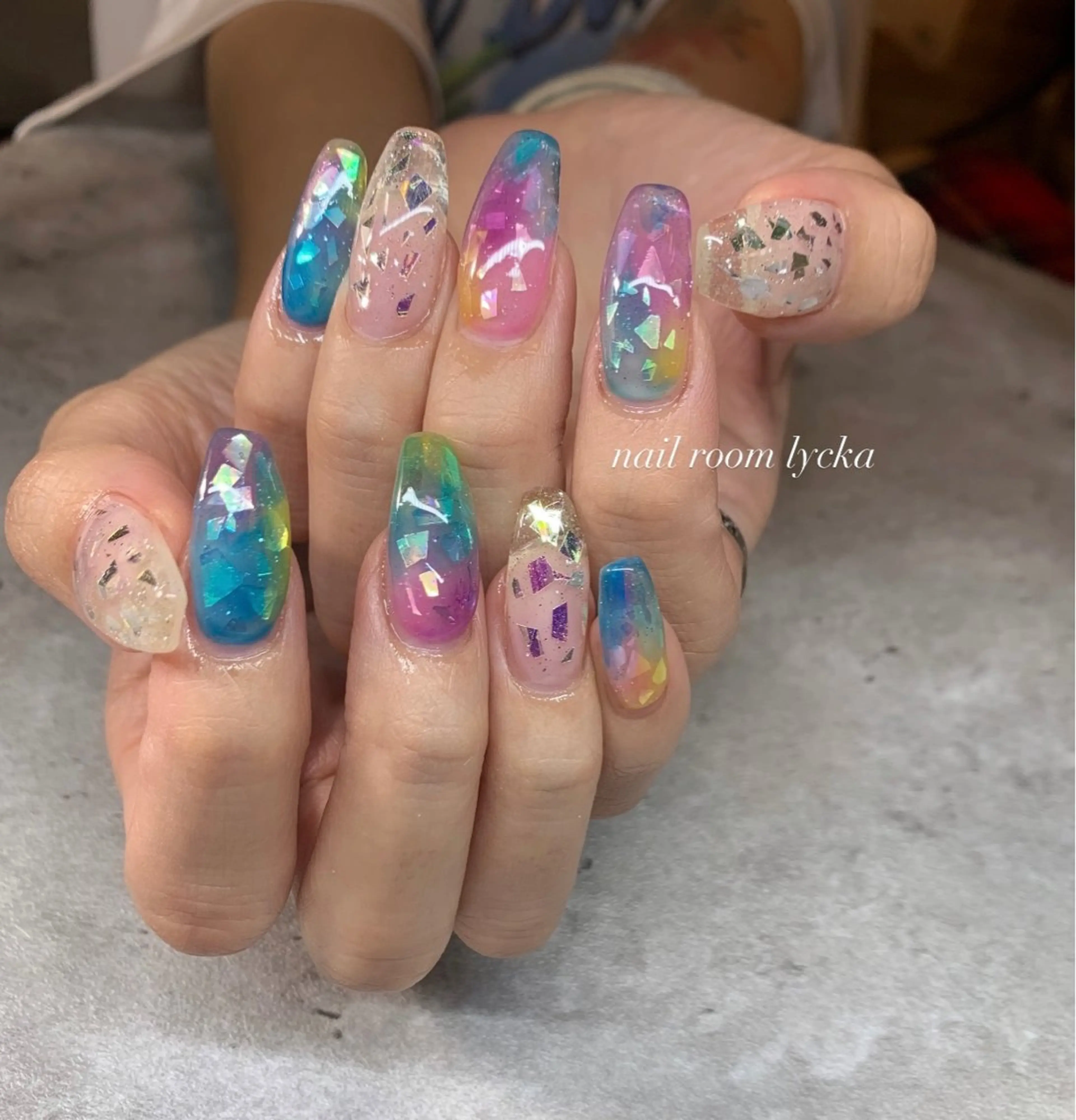 ネイル ﾈｲﾙﾙｰﾑﾘｯｶ 𝐦𝐚𝐲𝐮のネイルデザイン