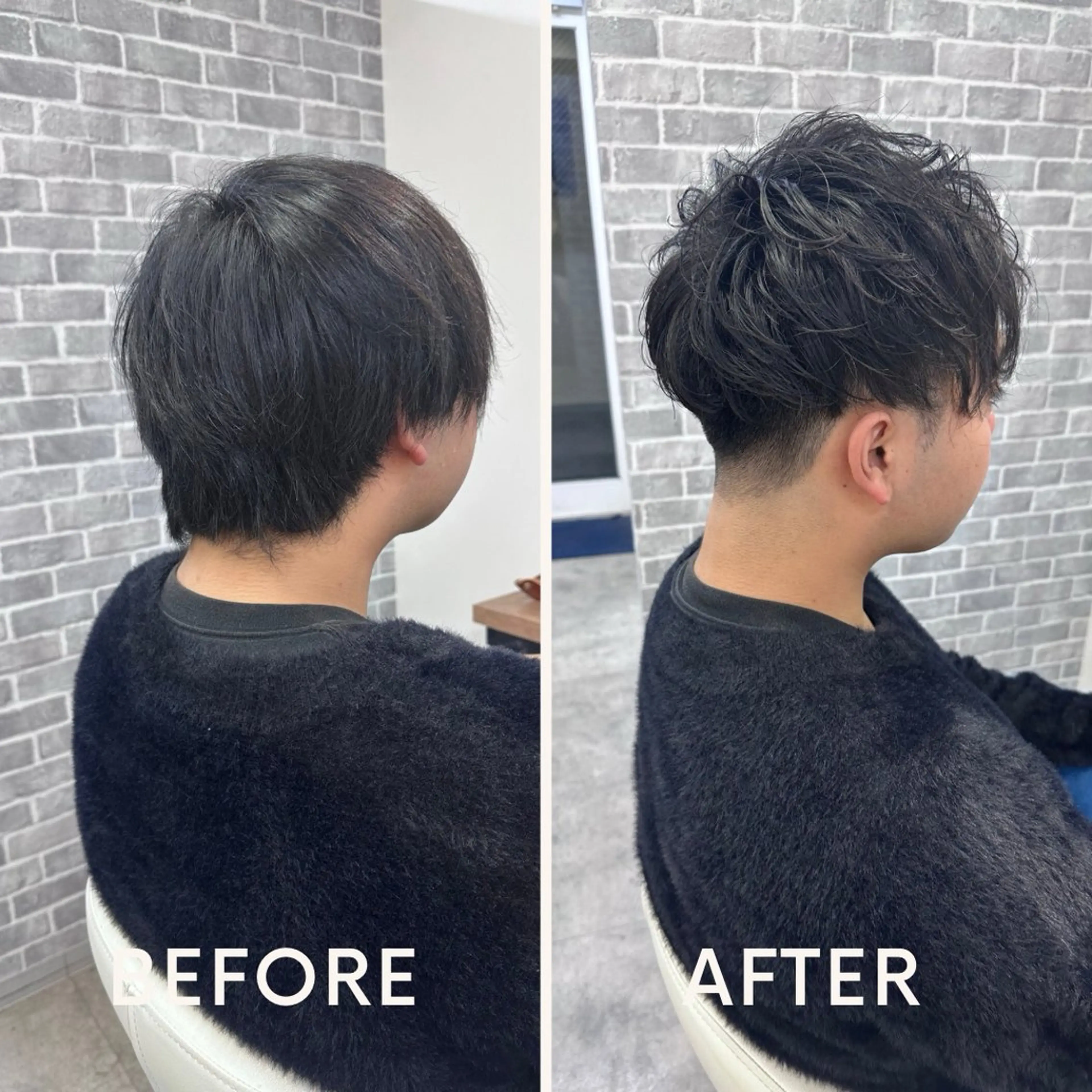 パーマ メンズ カット パーマ トリートメント Noy所属・Noyヨシモト ヒロトのヘアスタイル