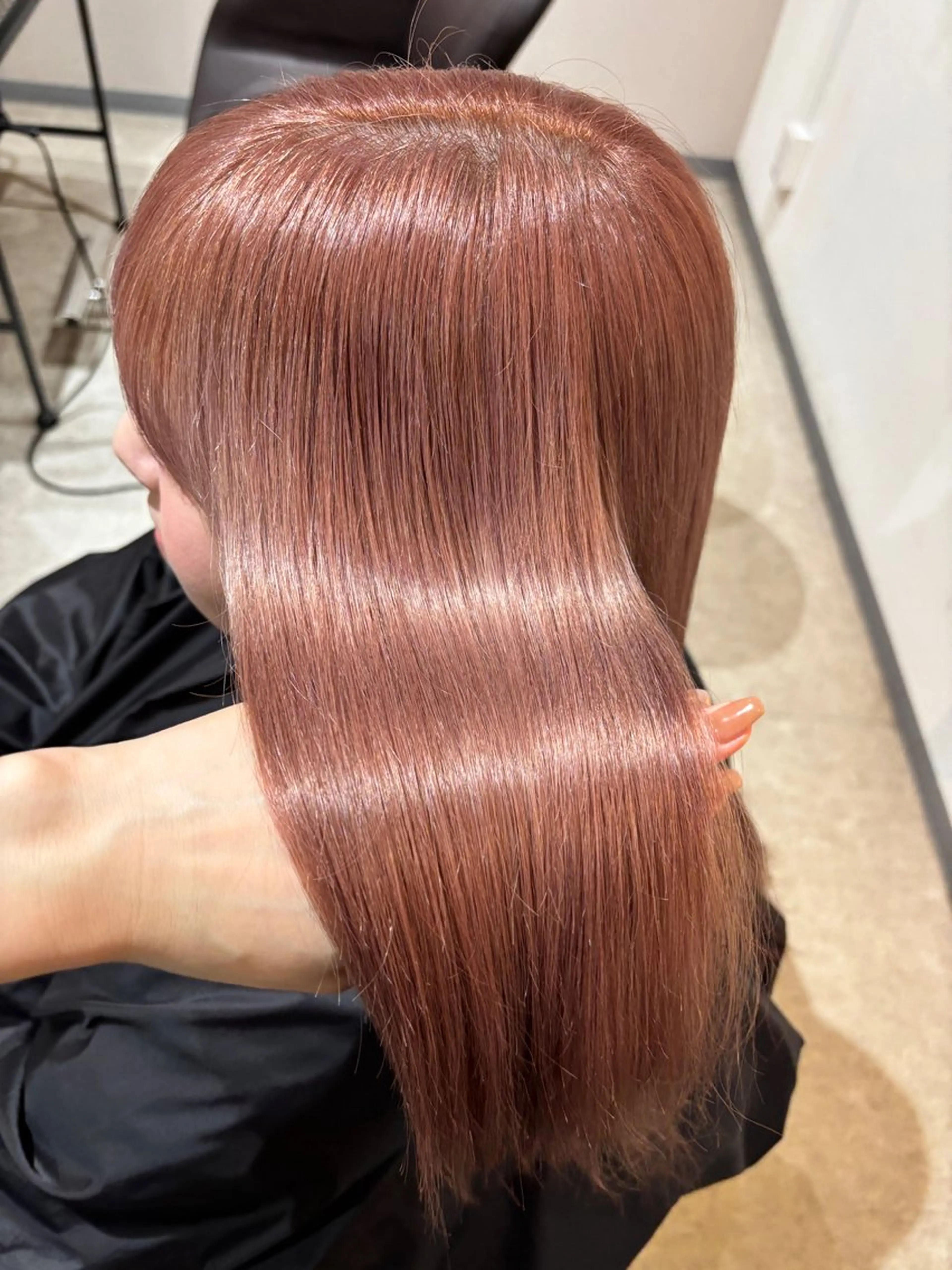 セミロング カラー ベージュカラー ブリーチ ケアブリーチ ダブルカラー グレージュ ヘアカラー トリートメント ブリーチカラー🤍 髪質改善🌟のヘアスタイル