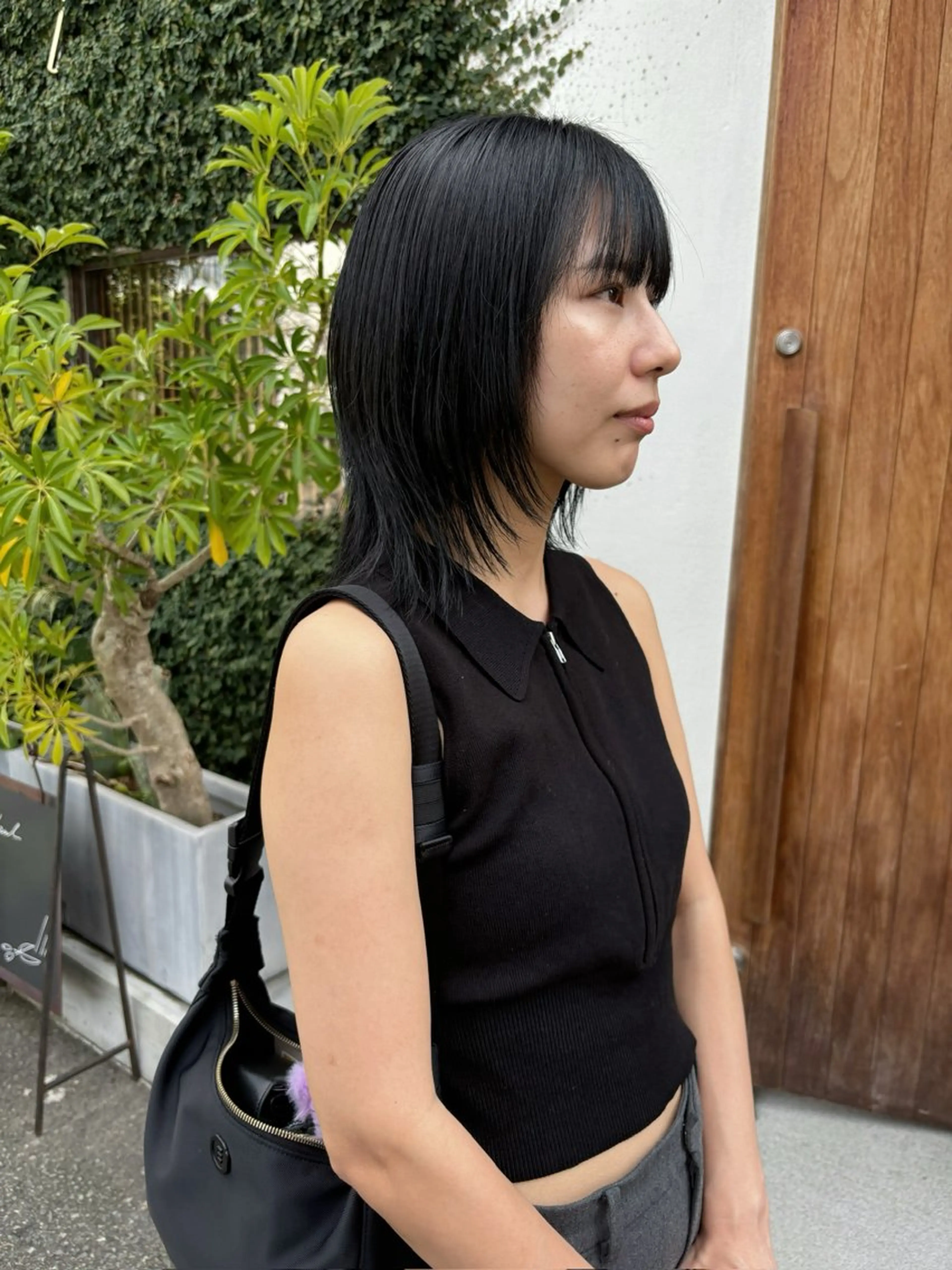 ミディアム レイヤーカット Chiho / 梅田 / ボブ/ パーマのヘアスタイル