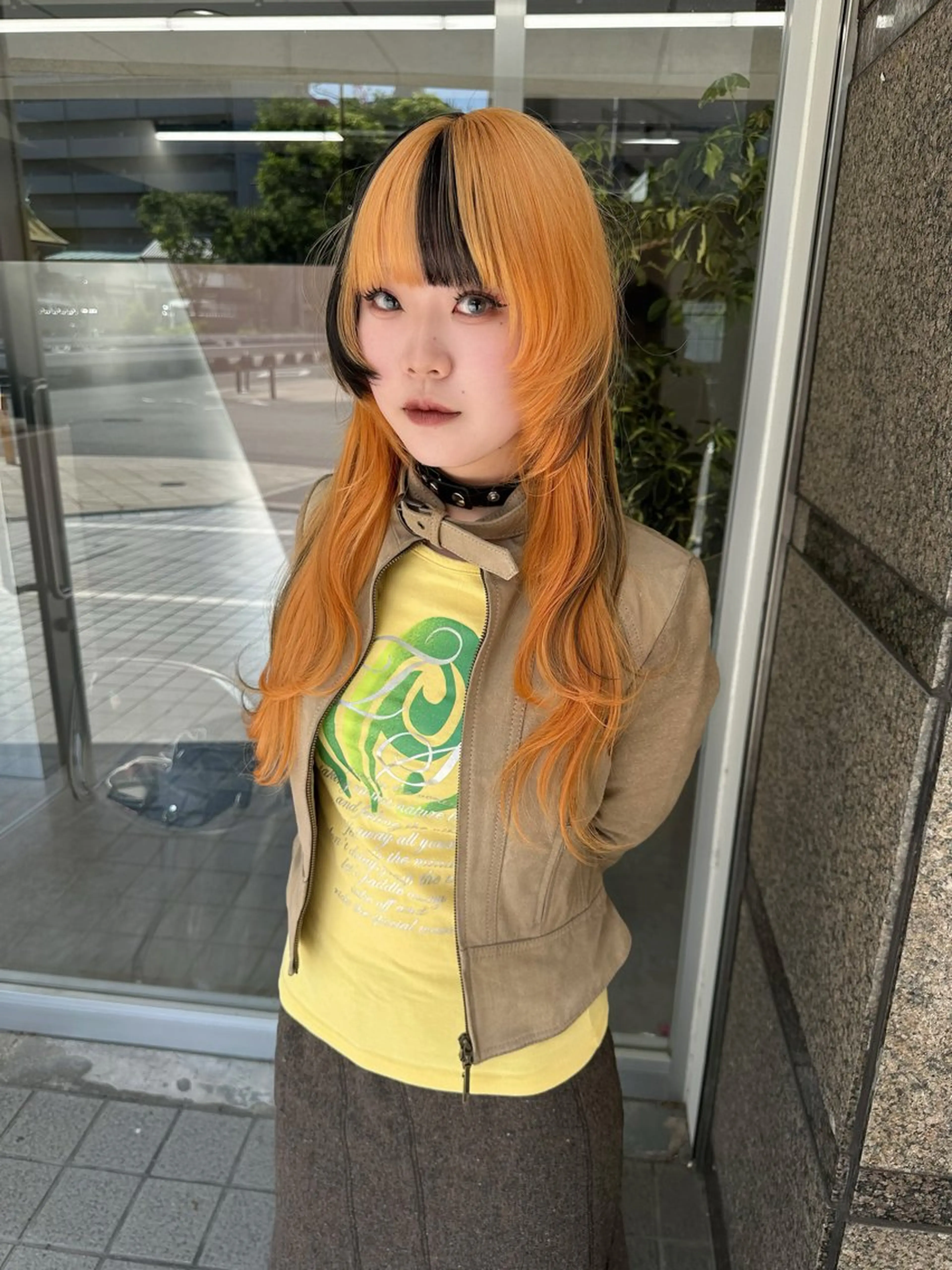 カラー ウルフとハイトーン みっちー✂️のヘアスタイル