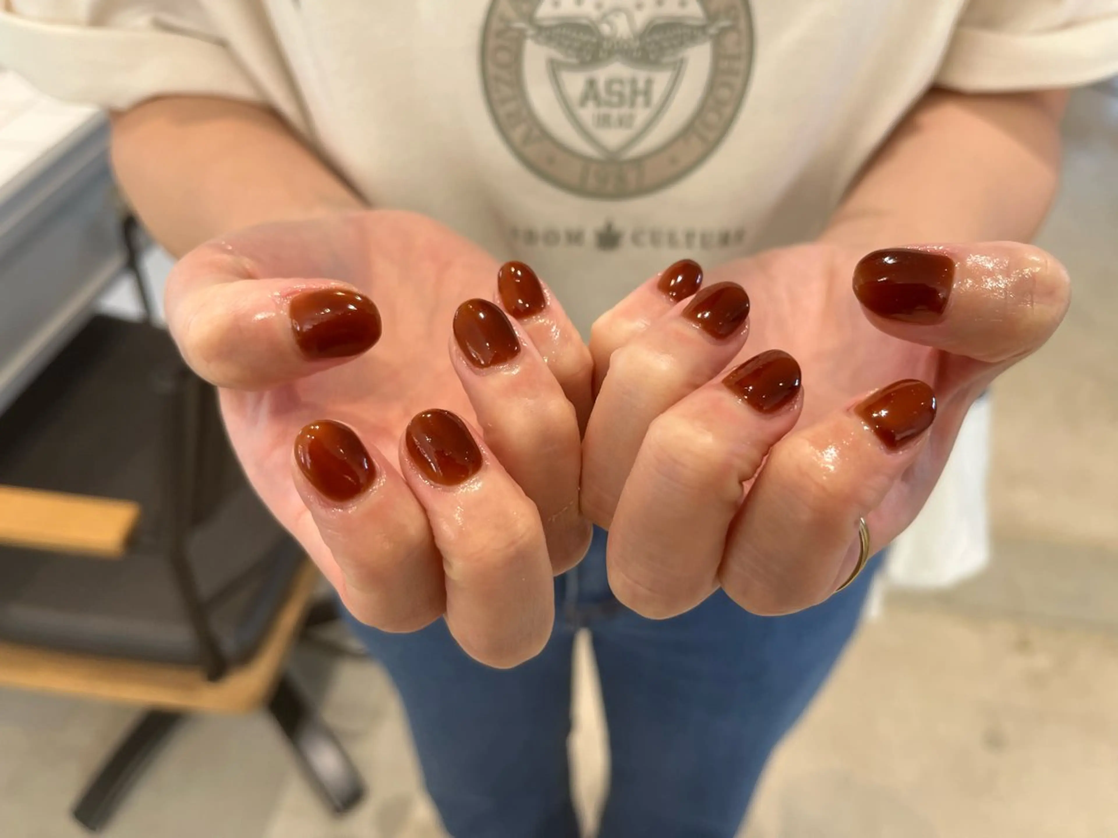 ネイル ワンカラーネイル aloalo所属・aloalo MIKAのネイルデザイン