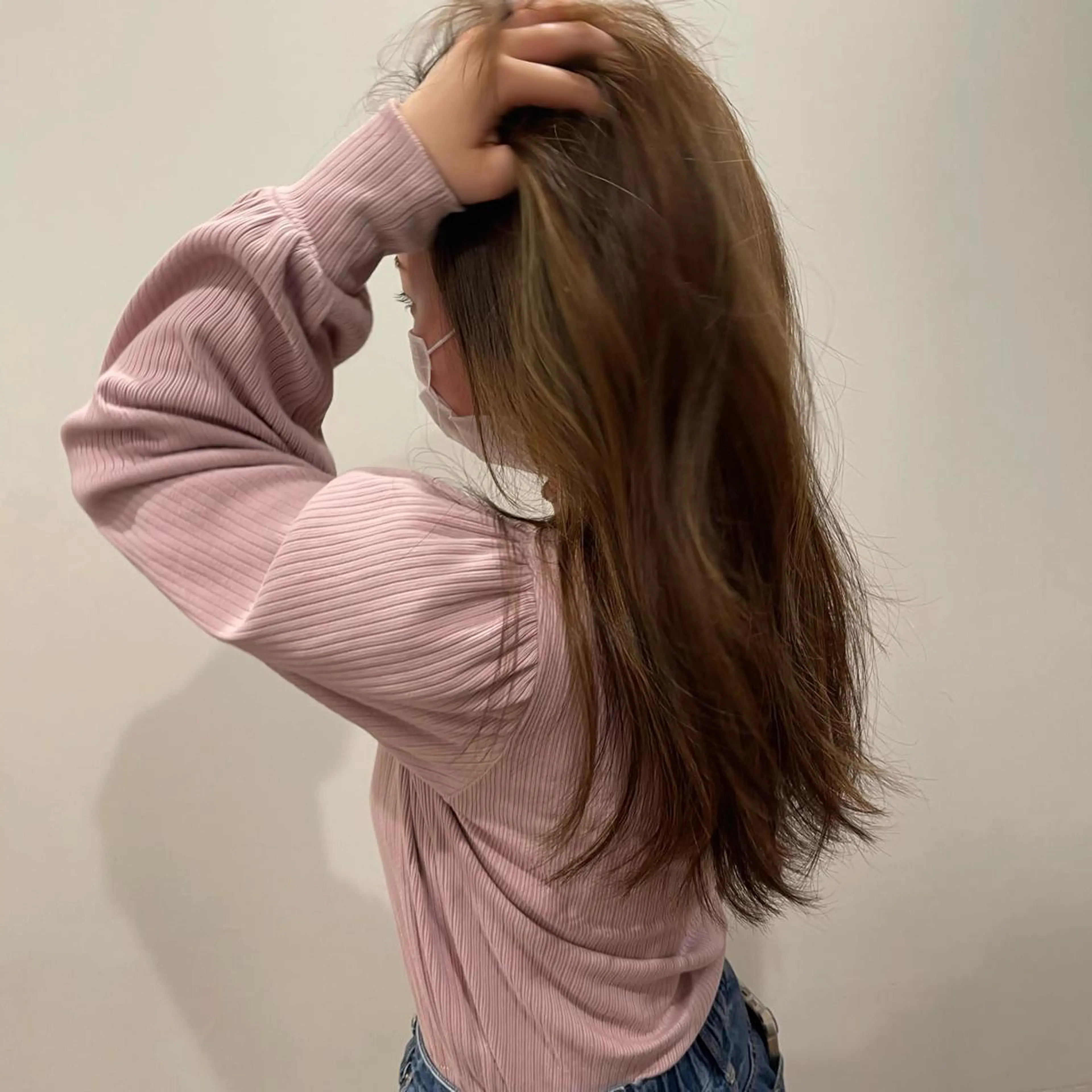 ロング レイヤーカット ローレイヤー カット SALOWIN渋谷神南店所属・yu-ri🩷 韓国ヘアのヘアスタイル